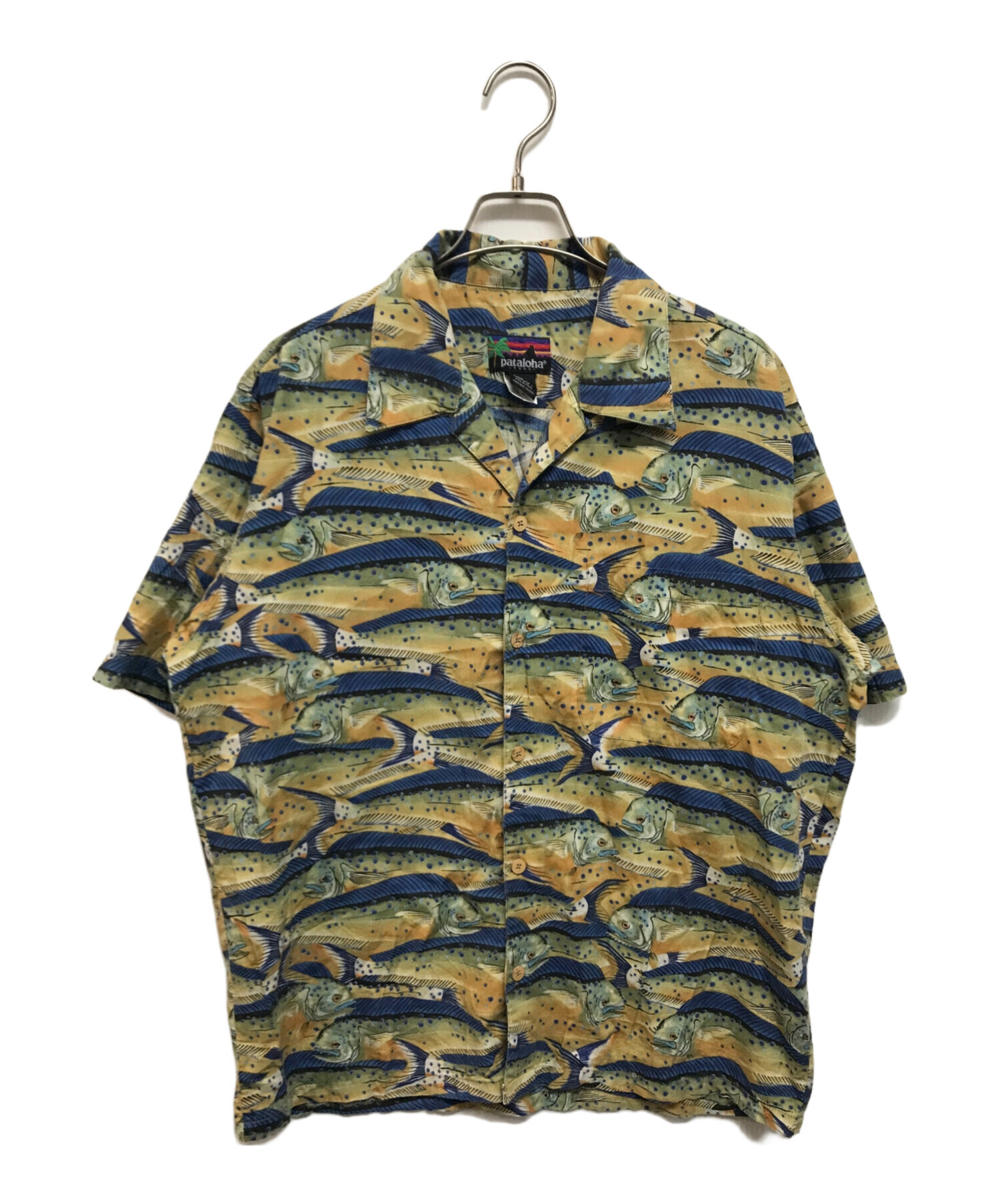 中古・古着通販】pataloha (パタロハ) マヒマヒ柄アロハシャツ ブルー