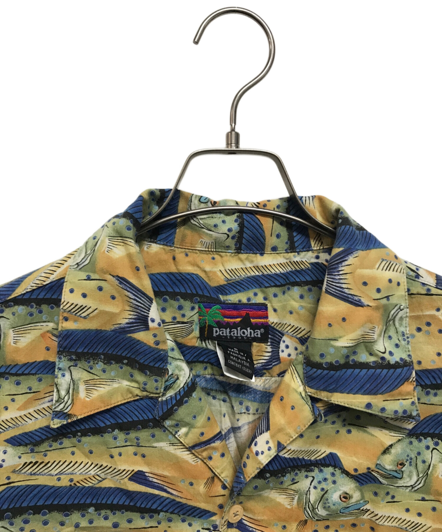 中古・古着通販】pataloha (パタロハ) マヒマヒ柄アロハシャツ ブルー