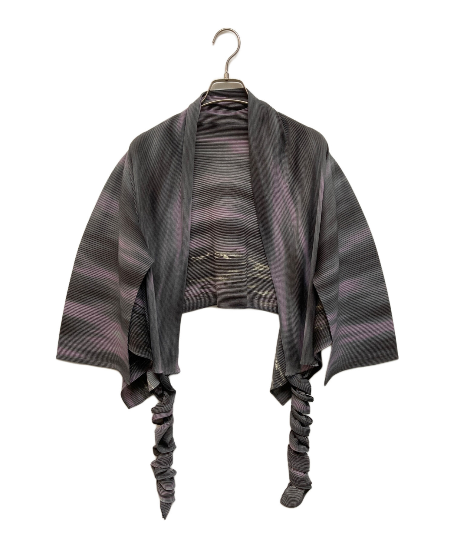 ISSEY MIYAKE FETE プリーツカーディガン 2 中古・古着通販】ISSEY MIYAKE FETE (イッセイミヤケフェット