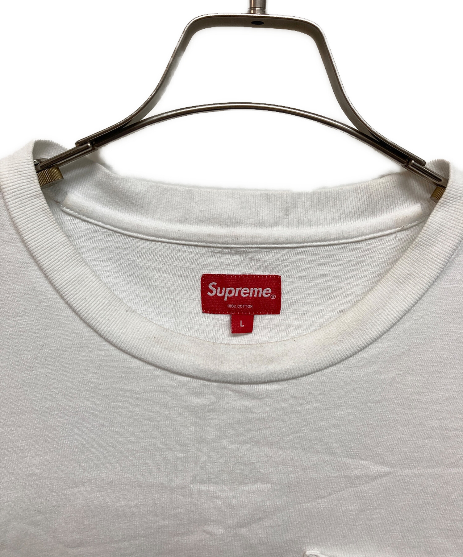 中古・古着通販】Supreme (シュプリーム) S/S Pocket Tee ホワイト