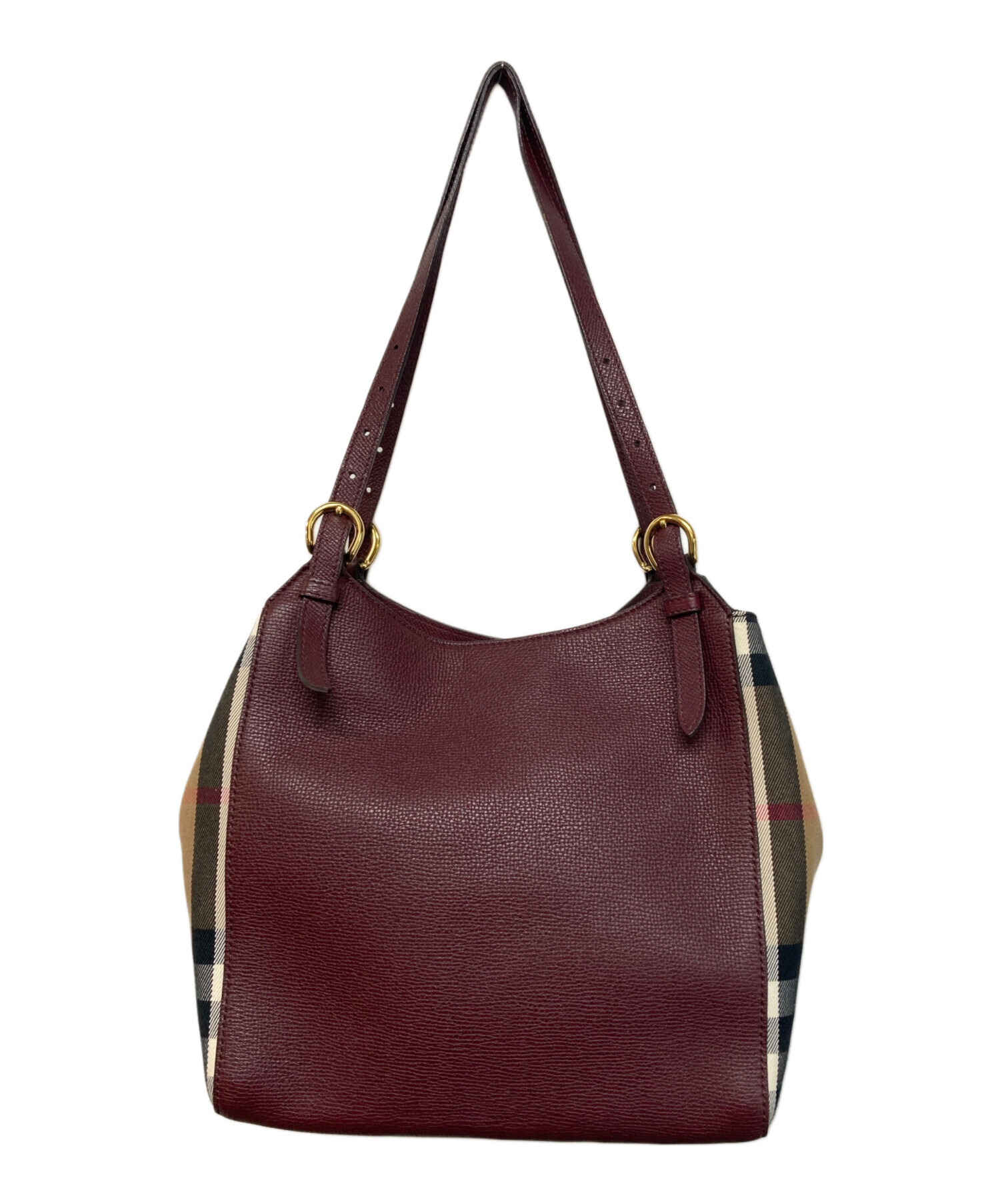 中古・古着通販】BURBERRY (バーバリー) メガチェックトートバッグ