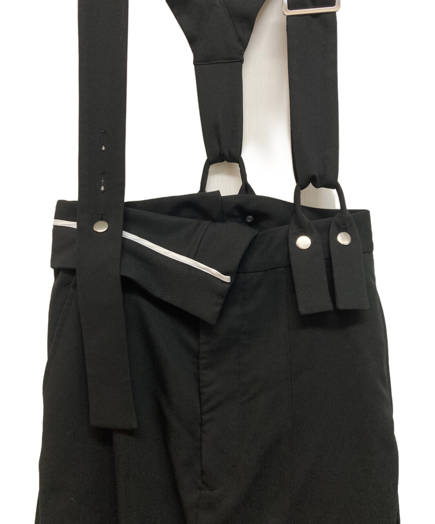 OMMO IRREGULAR PATTERN AIO ブラック　オールインワン 中古・古着通販】OMMO (オーエムエムオー) IRREGULAR PATTERN AIO