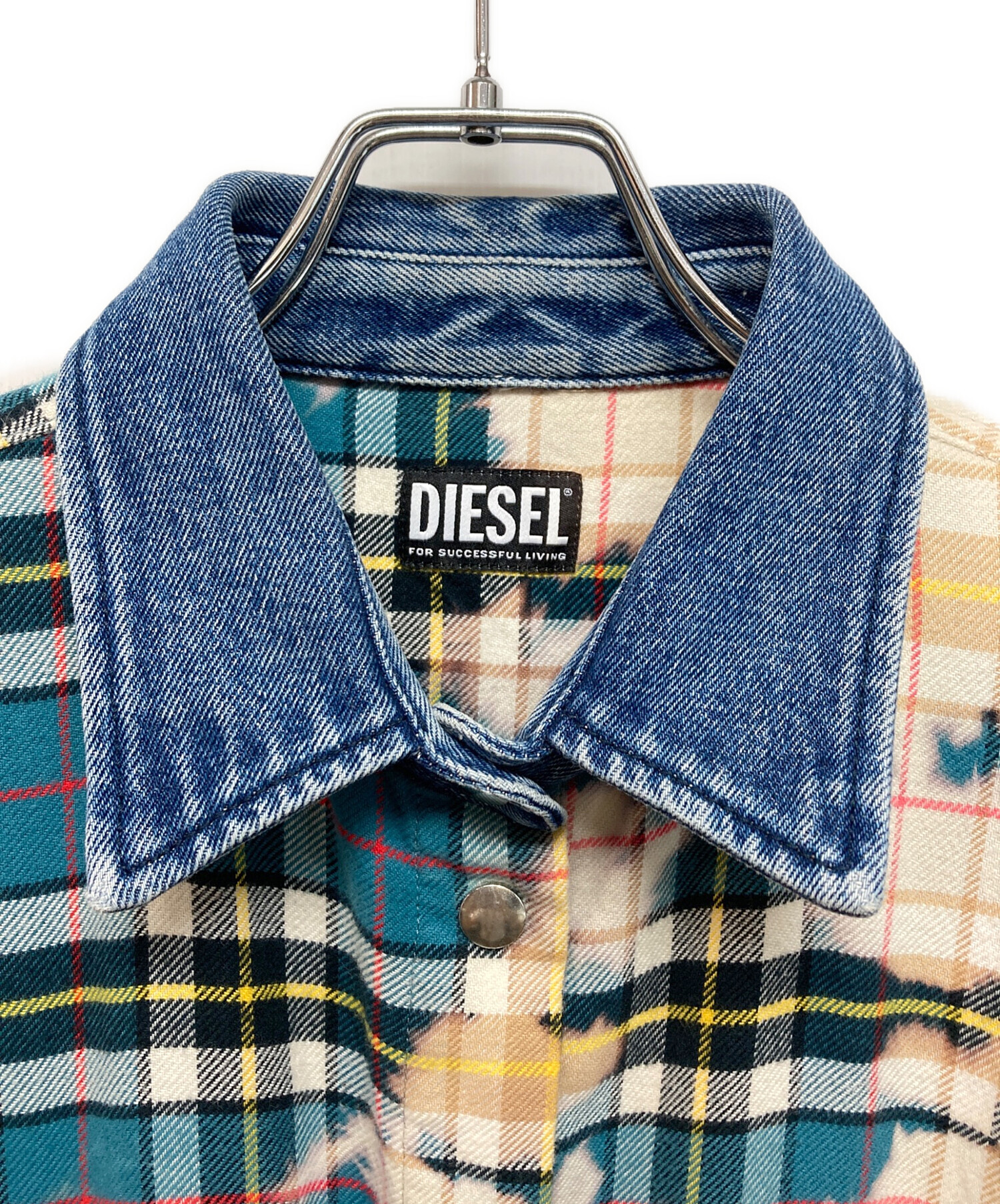 中古・古着通販】DIESEL (ディーゼル) D-JANICEチェックシャツ