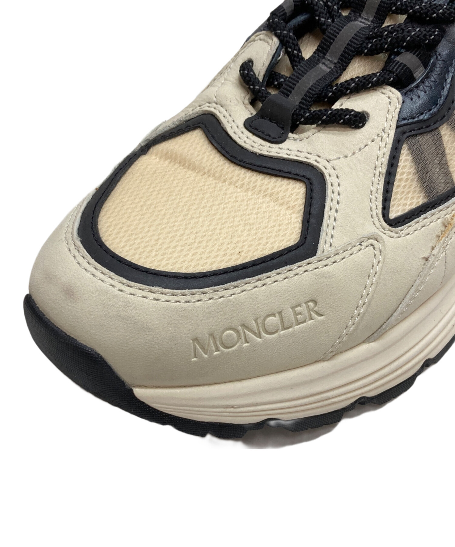【MONCLER/モンクレール】 ライトランナー スニーカー スニーカー レザー/ポリエステル メンズ【中古】【真子質店】【GD】【TIx】 最終特価品【MONCLER/モンクレール】 ライトランナー スニーカー