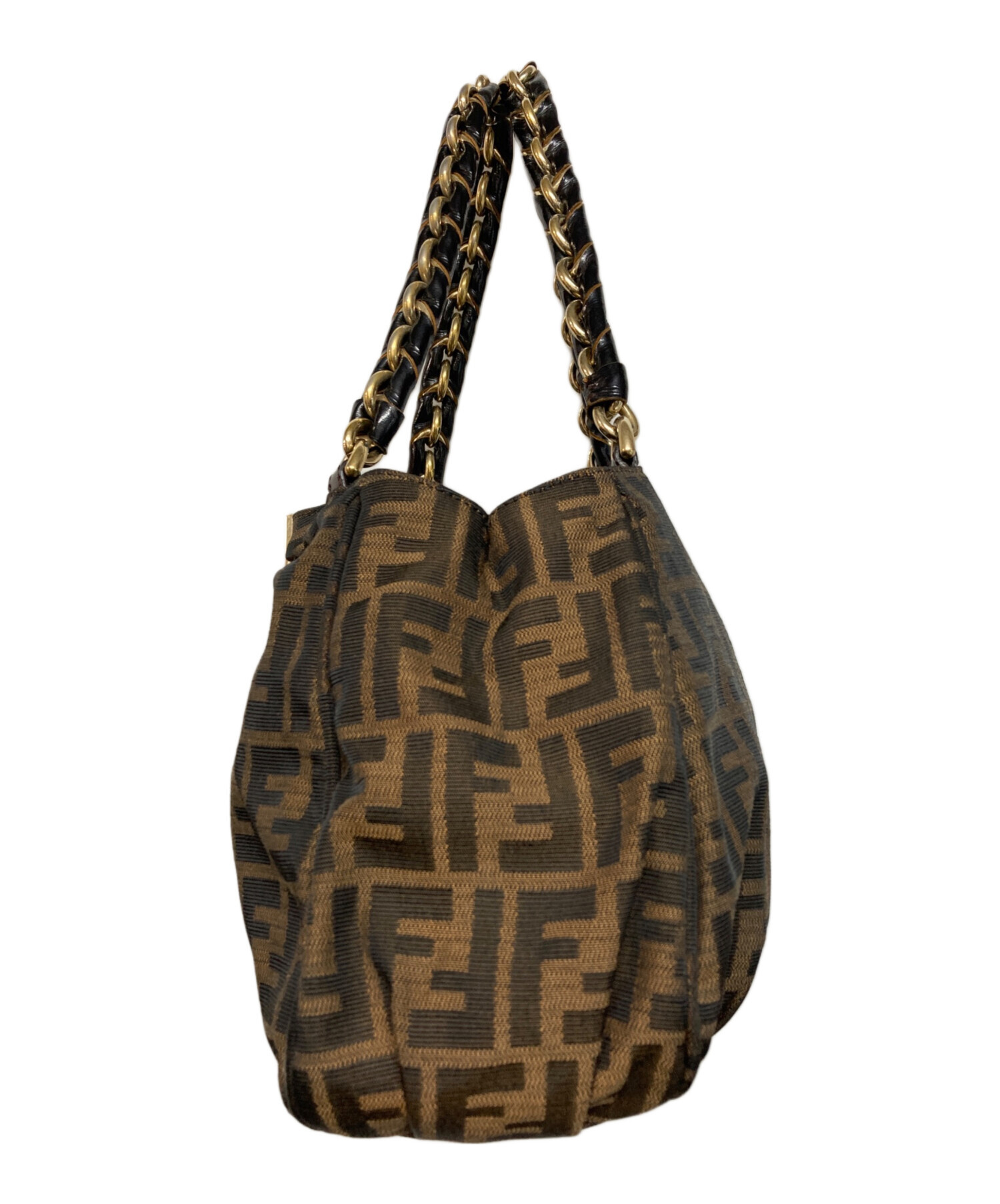 中古・古着通販】FENDI (フェンディ) ズッカ柄 ミア チェーン