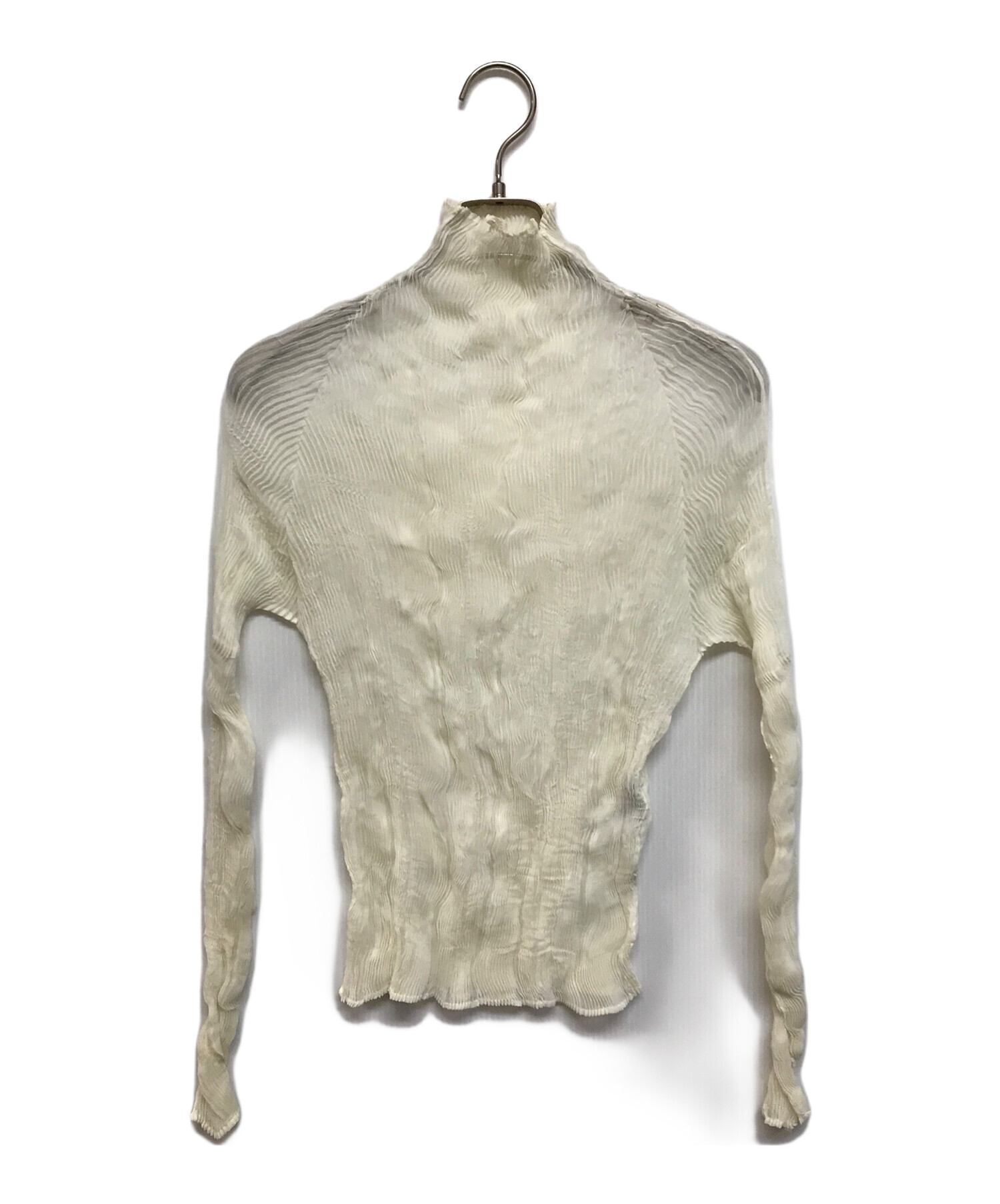 ISSEY MIYAKE　ハイネック立体カットソー　アイボリー　サイズ3 楽天市場】ハイネック（ブランドイッセイミヤケ）（Tシャツ