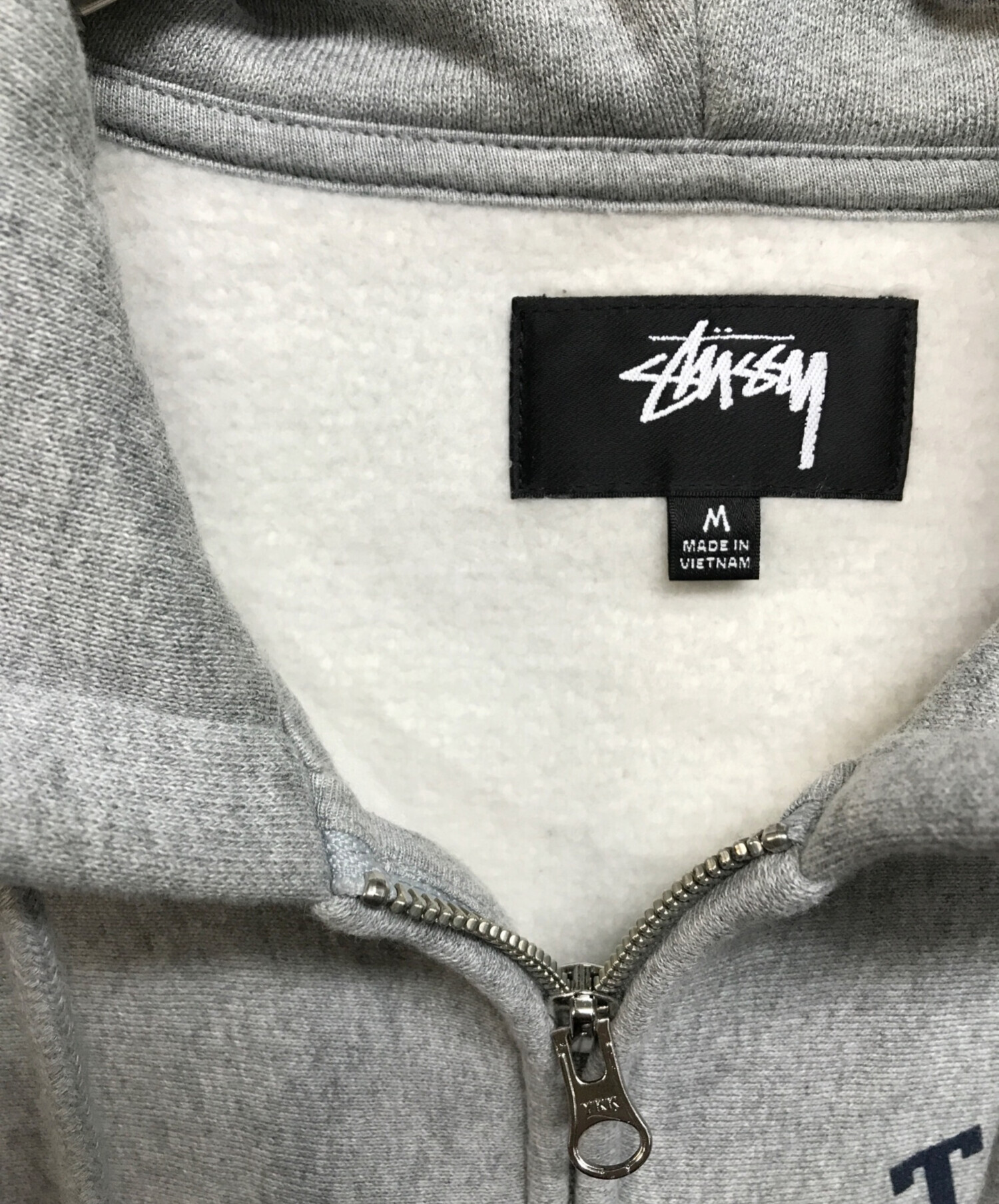 中古・古着通販】stussy (ステューシー) Varsity Zip Hoodie グレー