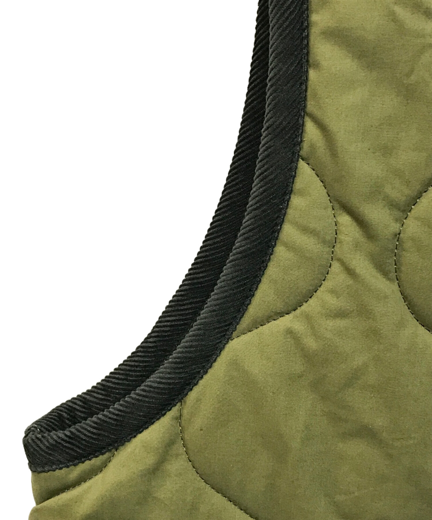 中古・古着通販】LAVENHAM (ラベンハム) キルティングベスト カーキ