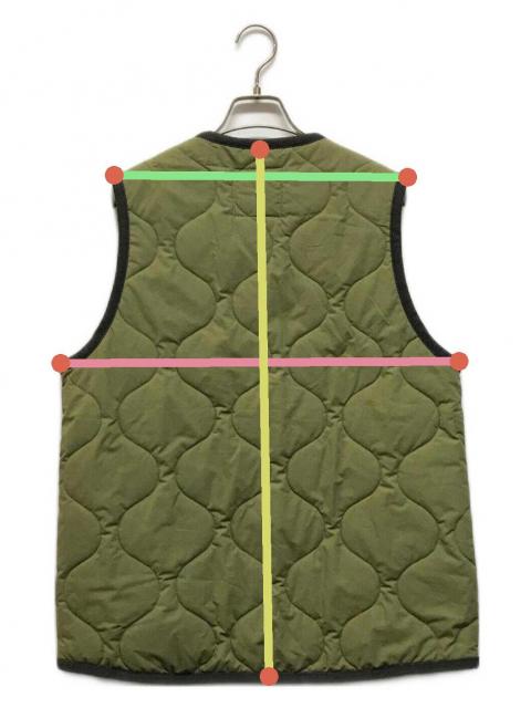 中古・古着通販】LAVENHAM (ラベンハム) キルティングベスト カーキ