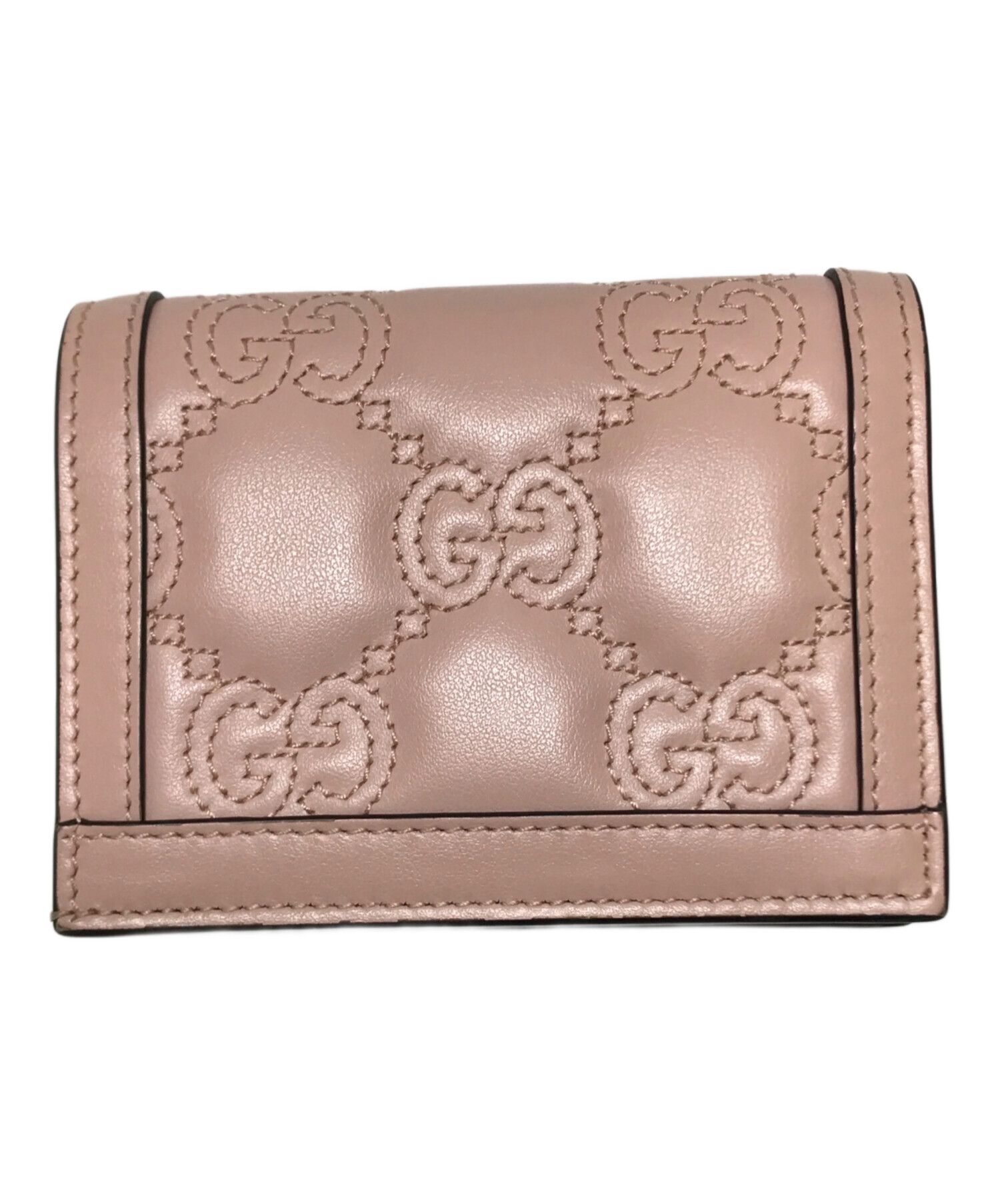 中古・古着通販】GUCCI (グッチ) GGマトラッセカードケースウォレット