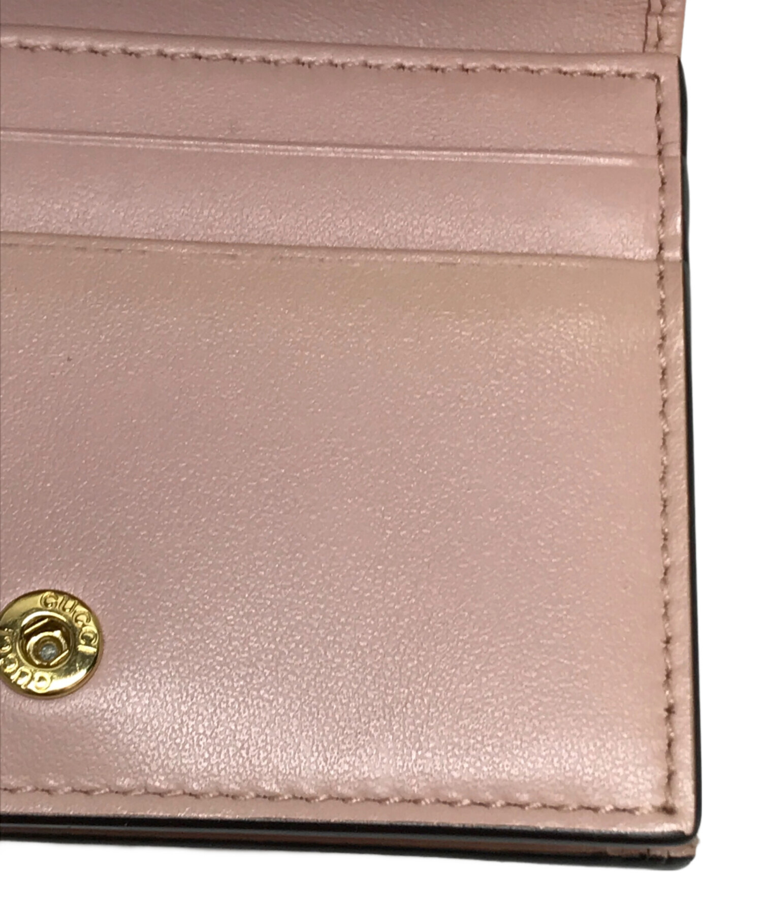 中古・古着通販】GUCCI (グッチ) GGマトラッセカードケースウォレット