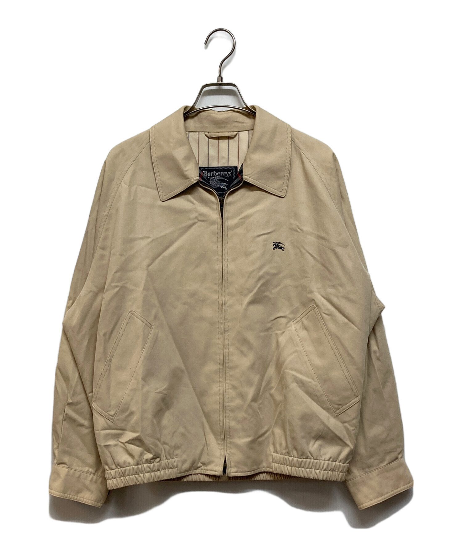 BURBERRY ベージュ スイングトップ Mサイズ 中古・古着通販】BURBERRY (バーバリー) スイングトップ