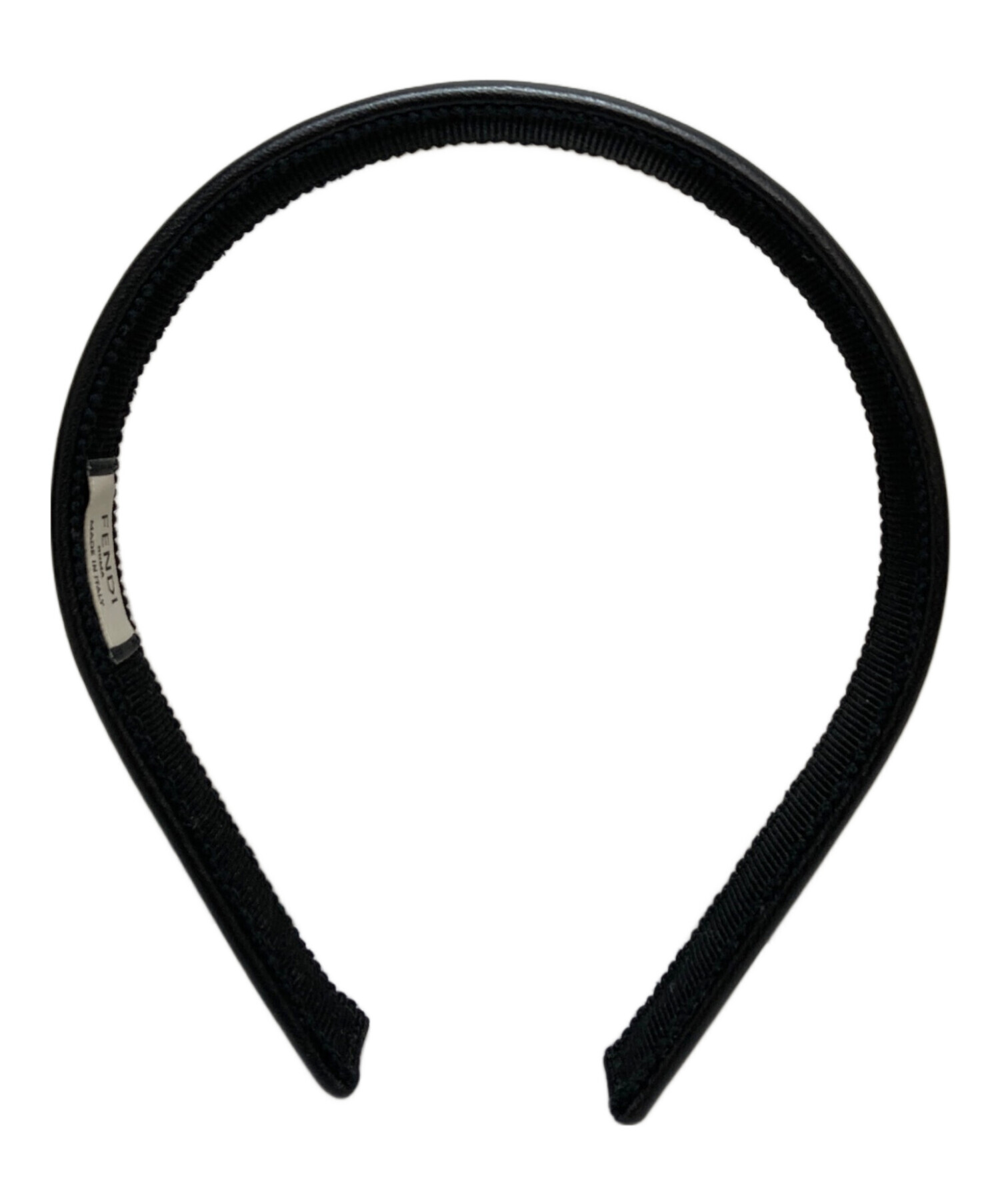 未使用 フェンディ カチューシャ 20L15-er12 中古・古着通販】FENDI (フェンディ) レザーカチューシャ ヘアバンド