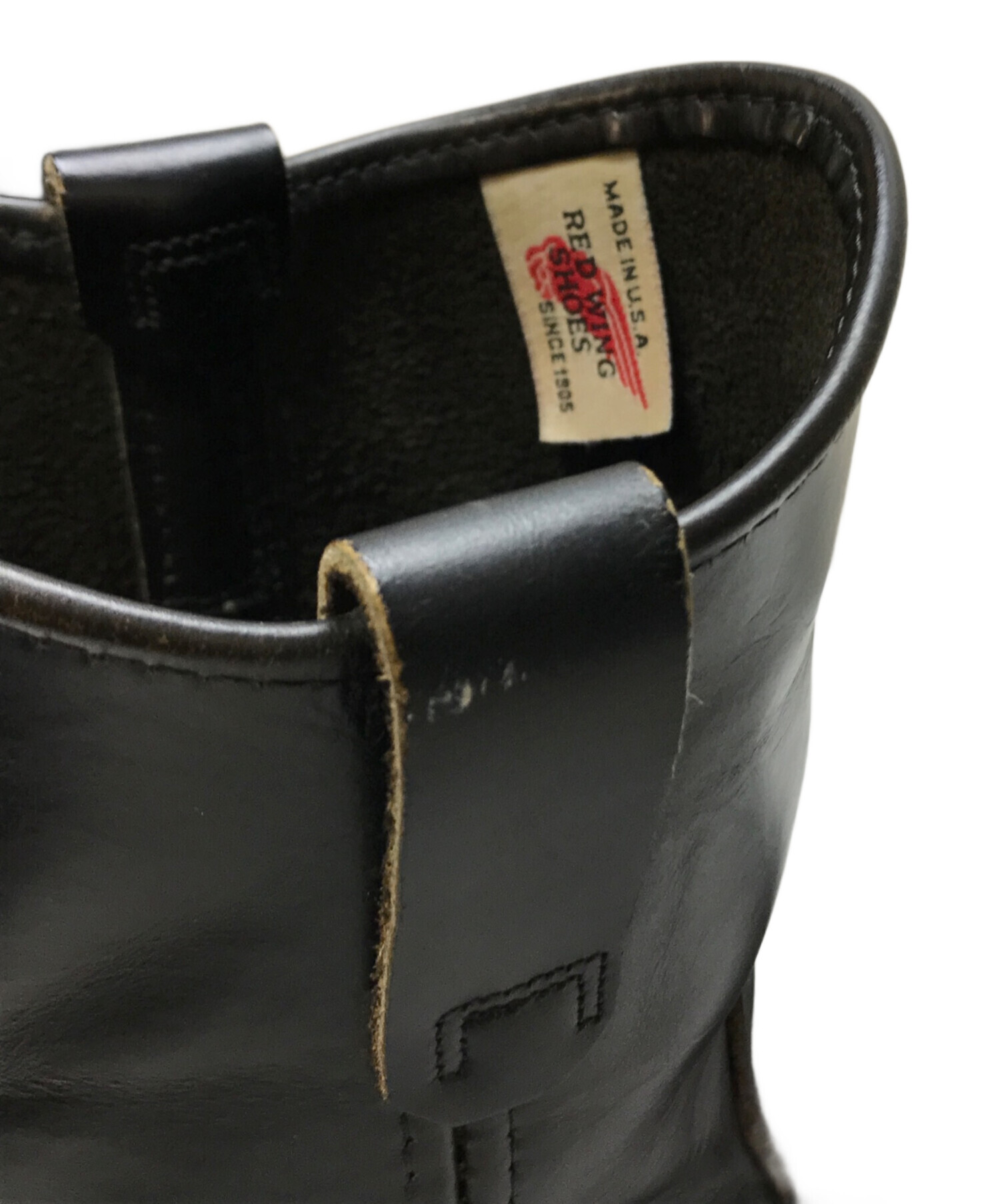 ブラック スエード ペコスブーツ 中古・古着通販】RED WING (レッドウィング) ペコスブーツ