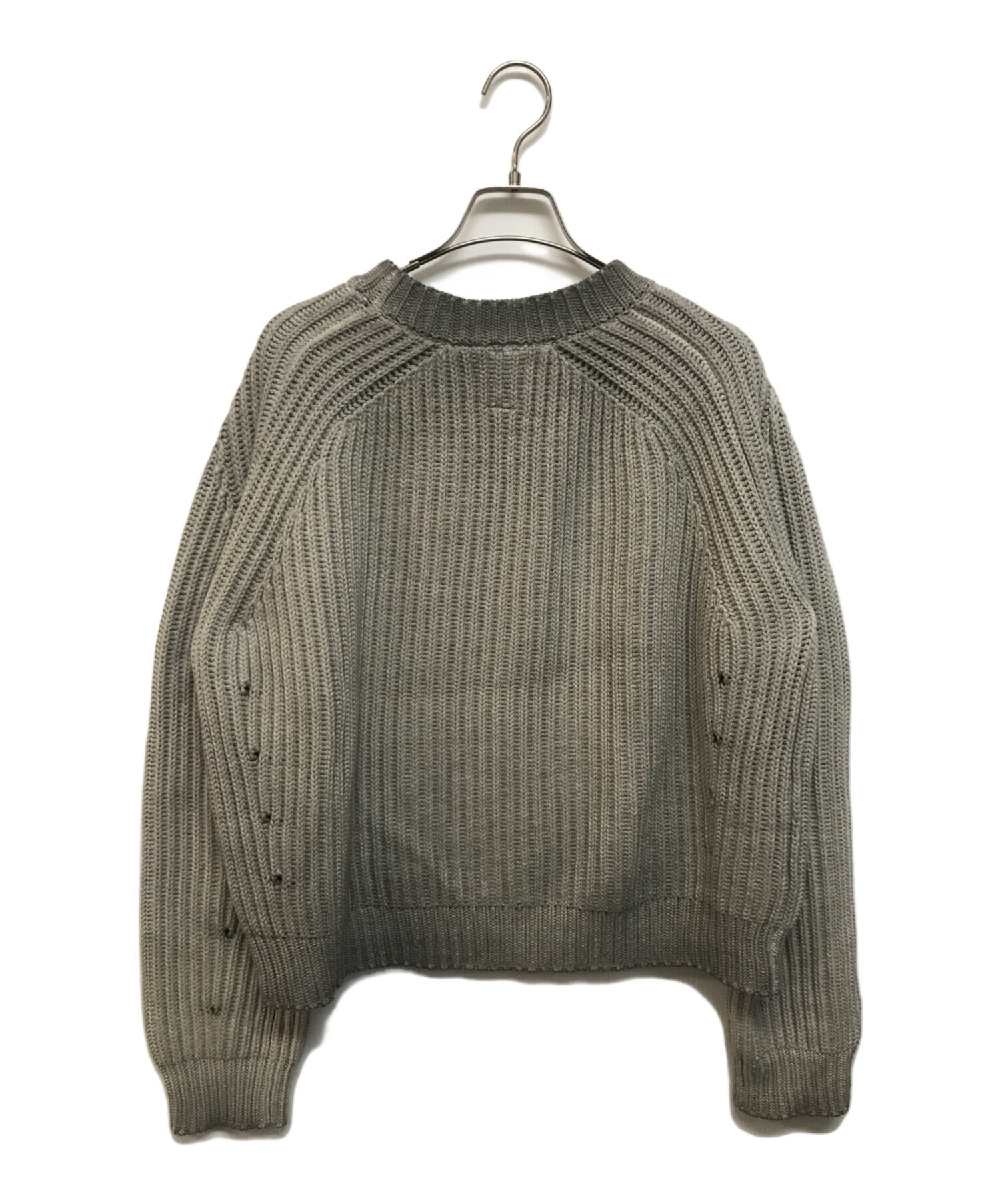 中古・古着通販】KTWO STUDIOS (ケーツー) fisherman knit Charcoal