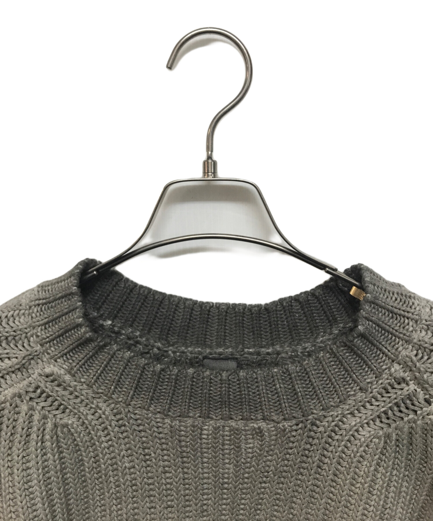 中古・古着通販】KTWO STUDIOS (ケーツー) fisherman knit Charcoal