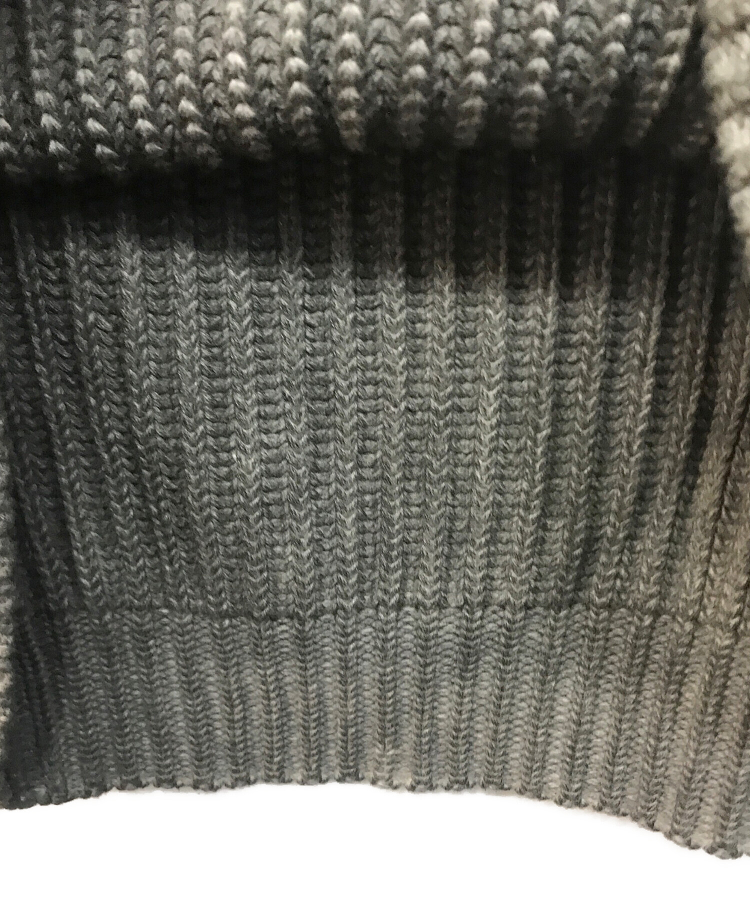 中古・古着通販】KTWO STUDIOS (ケーツー) fisherman knit Charcoal