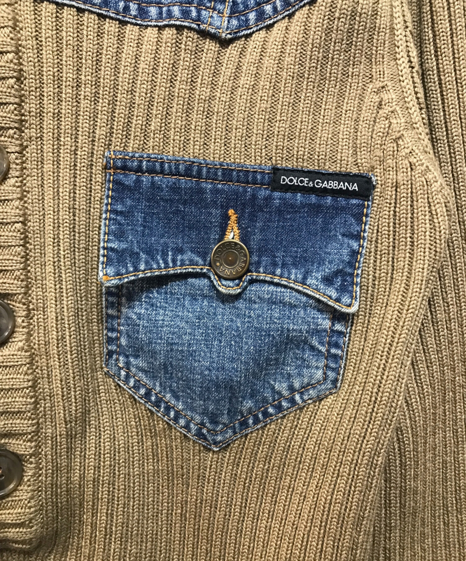 中古・古着通販】DOLCE & GABBANA (ドルチェ＆ガッバーナ) デニム切替 