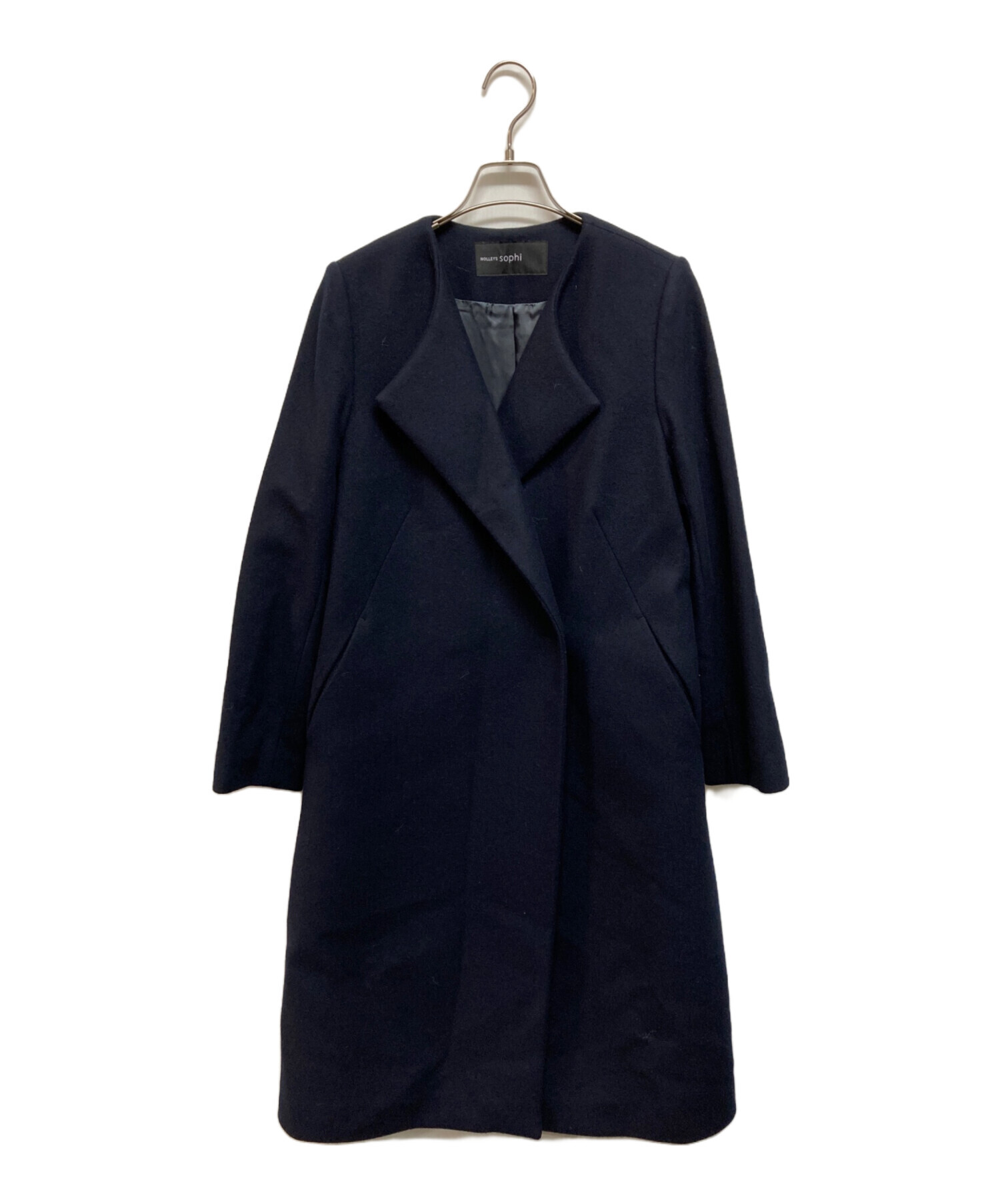 ✴︎美品✴︎ノーリーズ　ソフィ　ノーカラーコート ロングコート ノーリーズ ソフィー ノーカラーコート ノーリーズソフィー阪急三番街