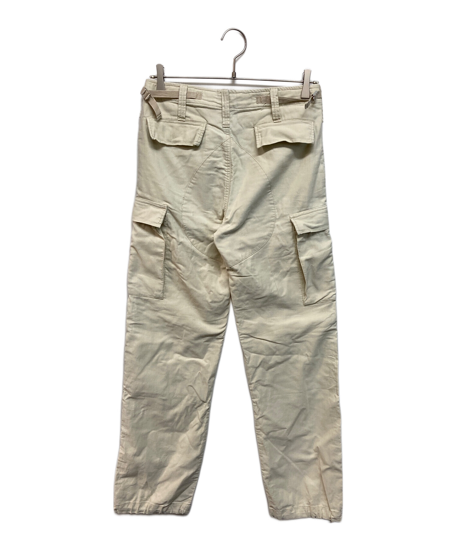 中古・古着通販】MONCLER (モンクレール) カーゴパンツ ホワイト