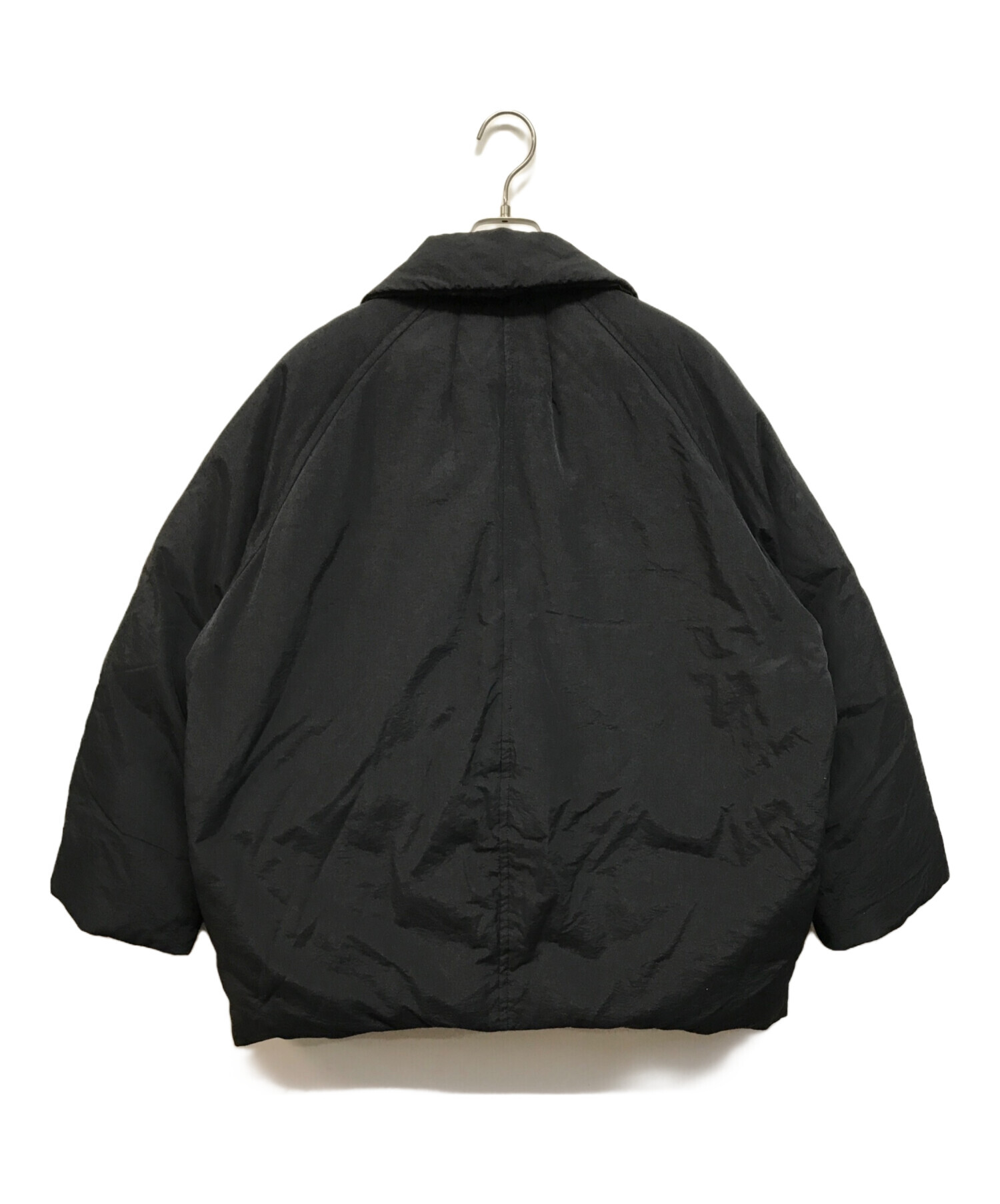 中古・古着通販】CLANE (クラネ) COCOON SHORT DOWN COAT ブラック