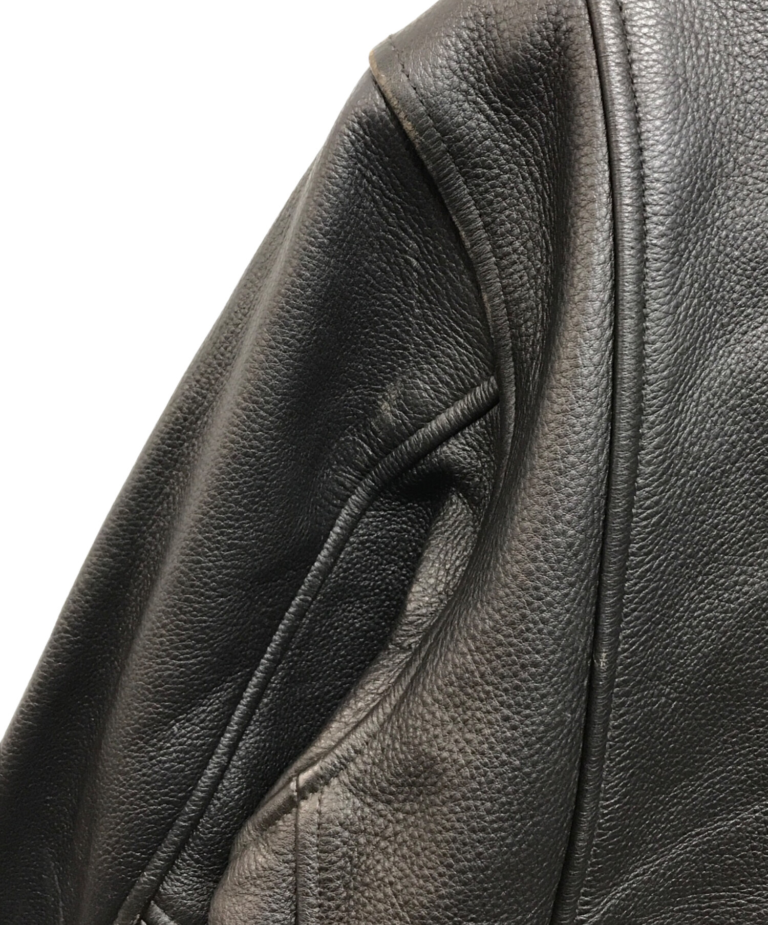 中古品　エディーバウアー　黒レザージャケット　サイズXS 中古・古着通販】Eddie Bauer (エディーバウアー) シープスキン