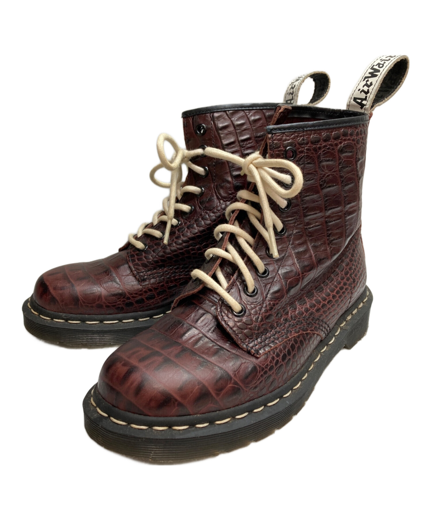中古・古着通販】Dr.Martens (ドクターマーチン) 型押し8ホールブーツ