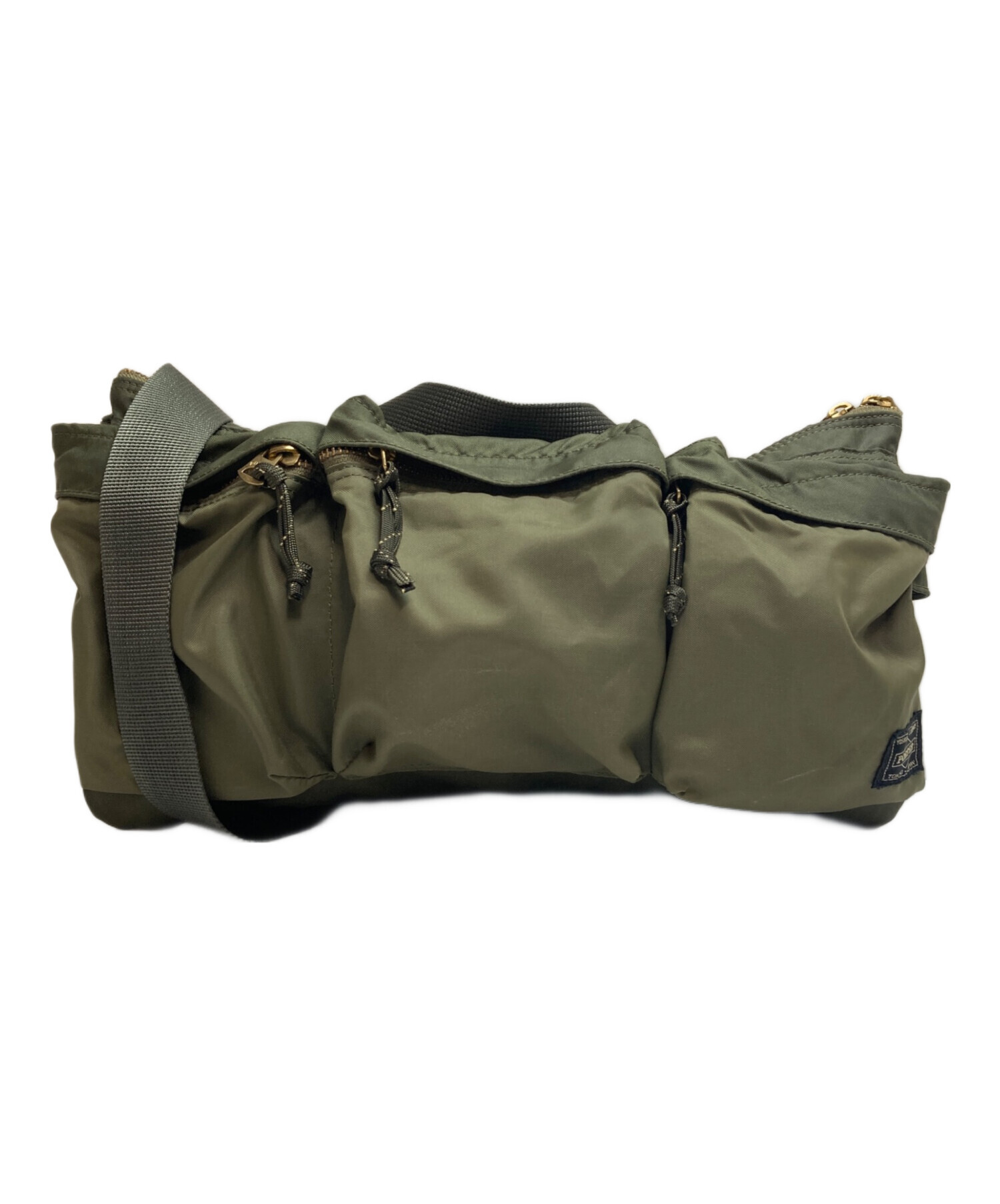 中古・古着通販】PORTER (ポーター) ウエストバッグ オリーブドラブ 