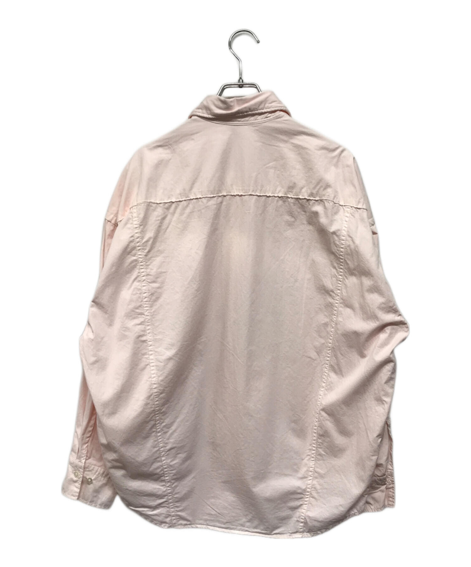 中古・古着通販】BRILL (ブリル) セイヒンゾメオーバーシャツ ピンク