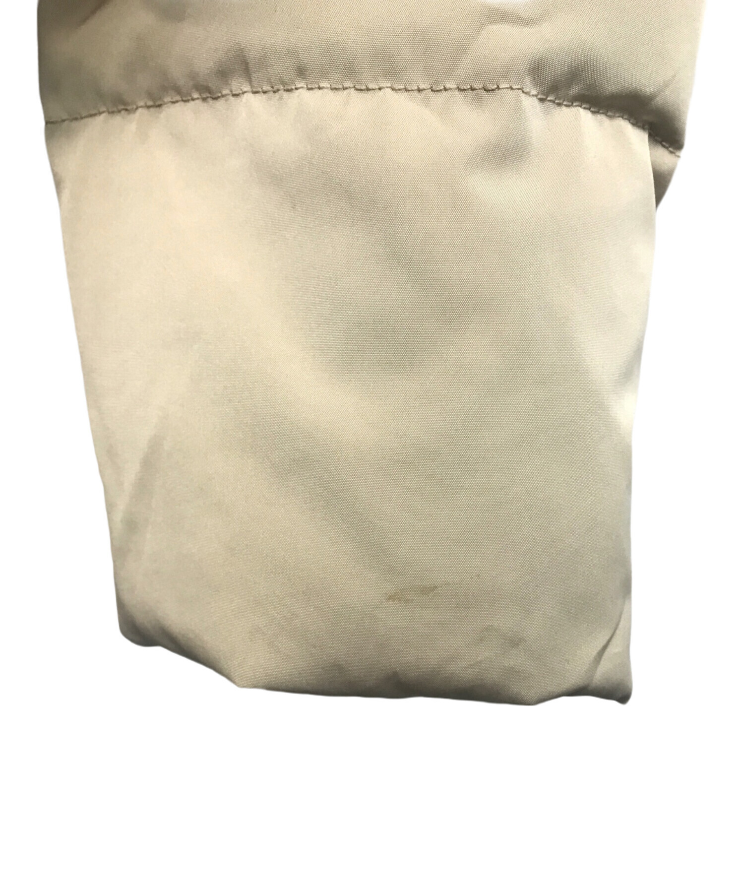中古・古着通販】MONCLER (モンクレール) コート ベージュ サイズ:SIZE 