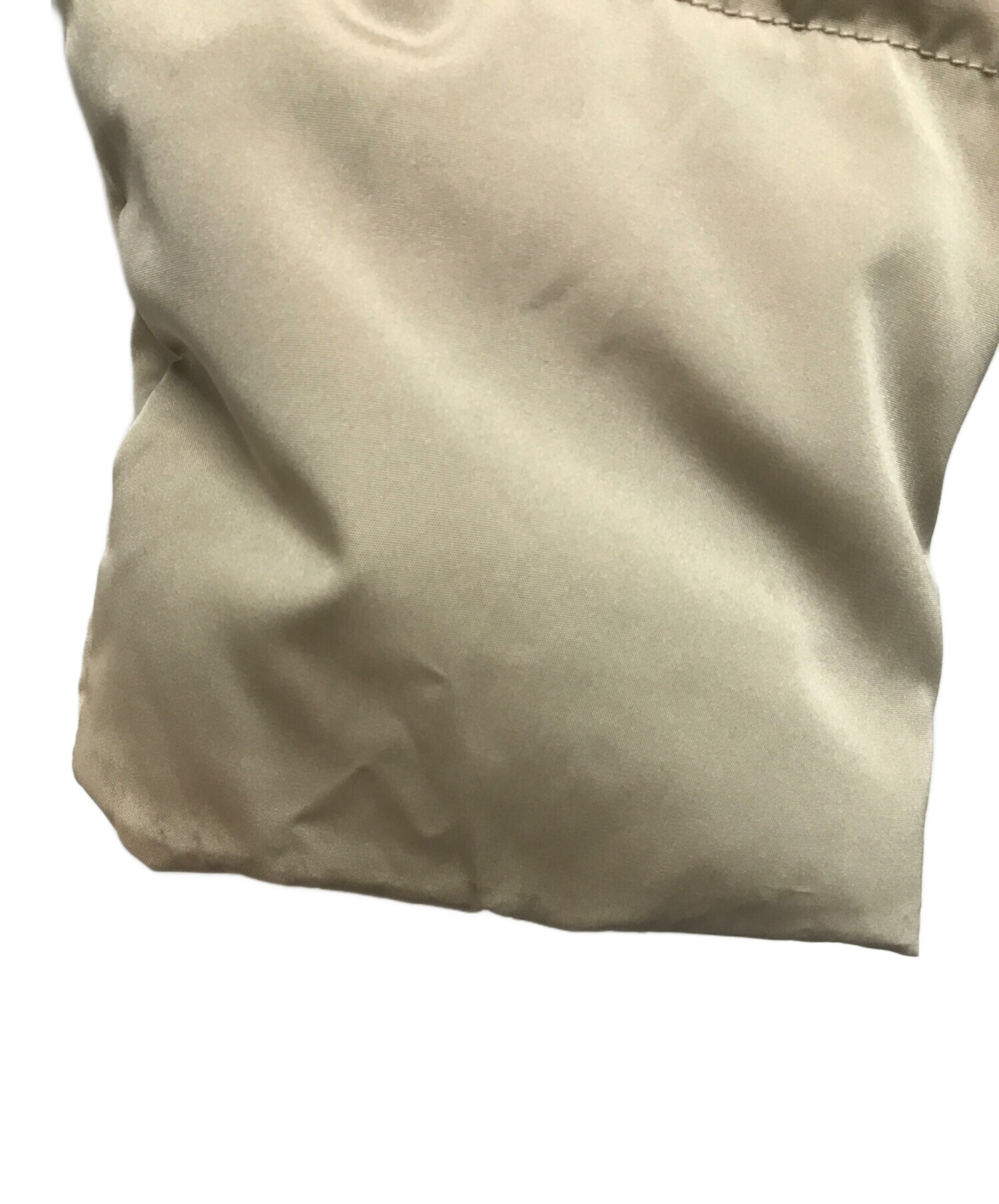 中古・古着通販】MONCLER (モンクレール) コート ベージュ サイズ:SIZE 