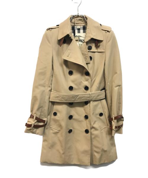 花様未使用に近い バーバリーロンドン ウエスト 袖ベルト付き トレンチコート L 中古・古着通販】BURBERRY LONDON (バーバリーロンドン) 袖ベルト
