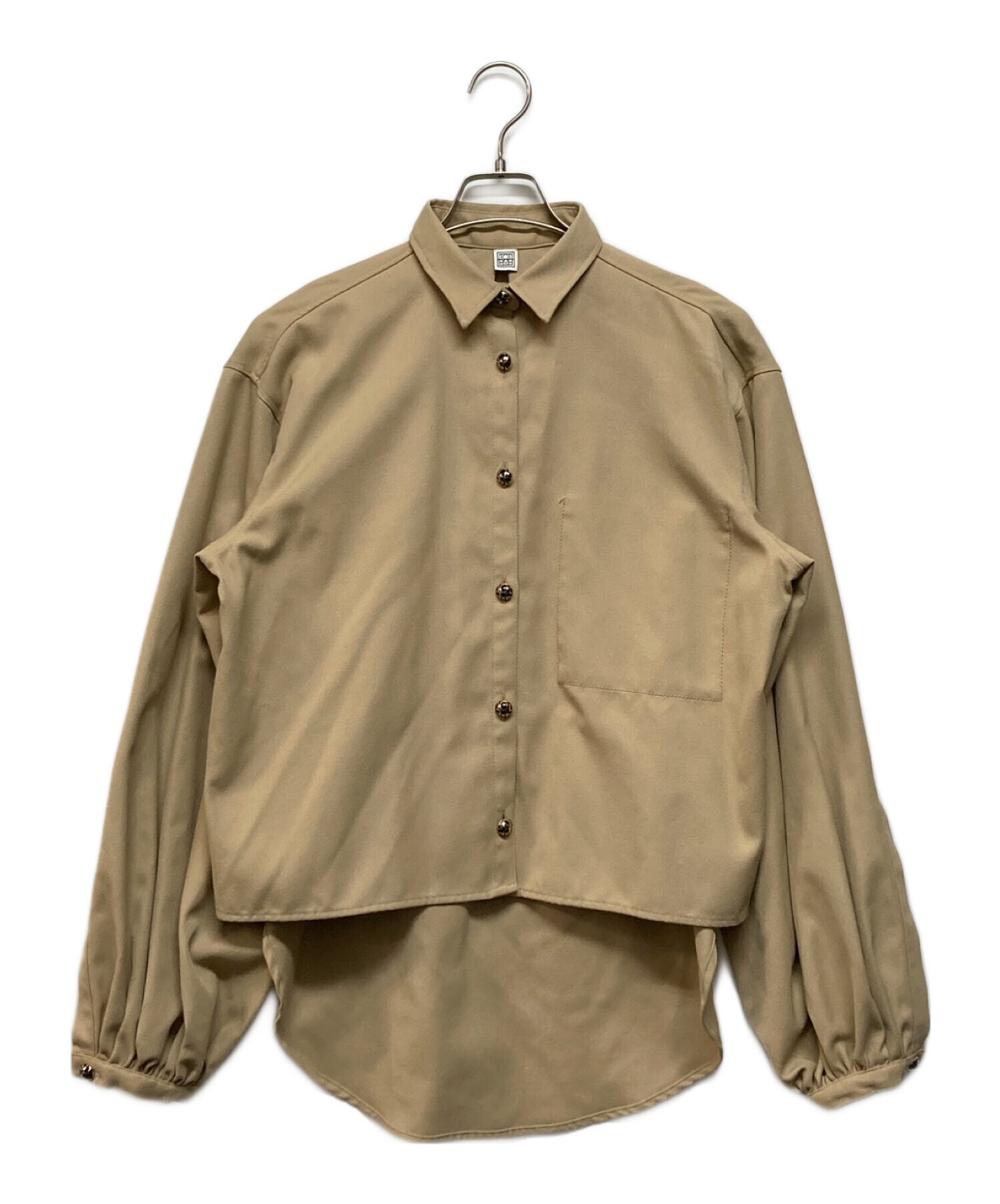 TOTEME - TOTEME トーテム カーディガン XXS 茶系 【古着】【中古】 中古・古着通販】toteme (トーテム) Novale Grain De Poudre Shirt