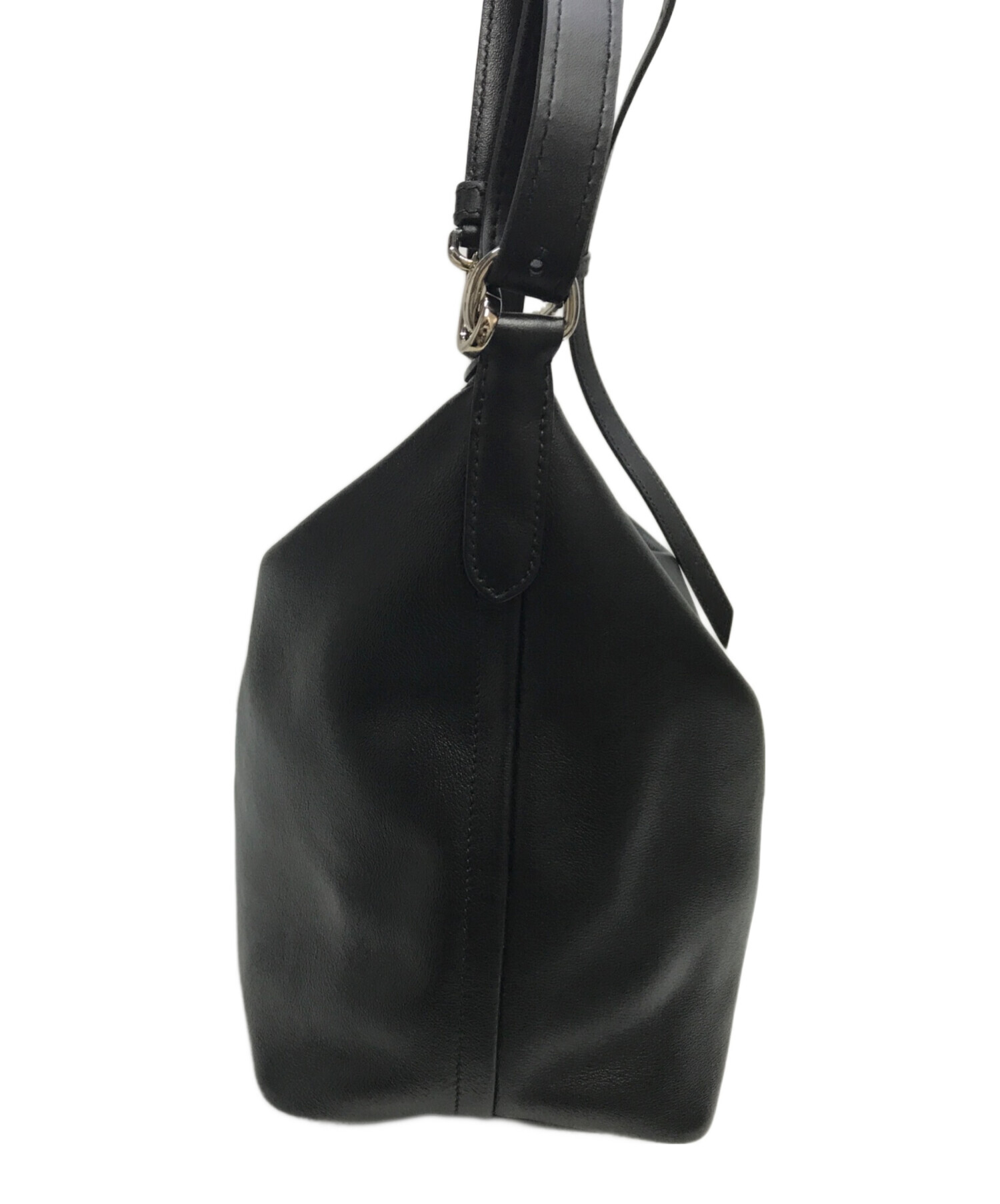 中古・古着通販】PRADA (プラダ) ポーチ付ショルダーバッグ ブラック