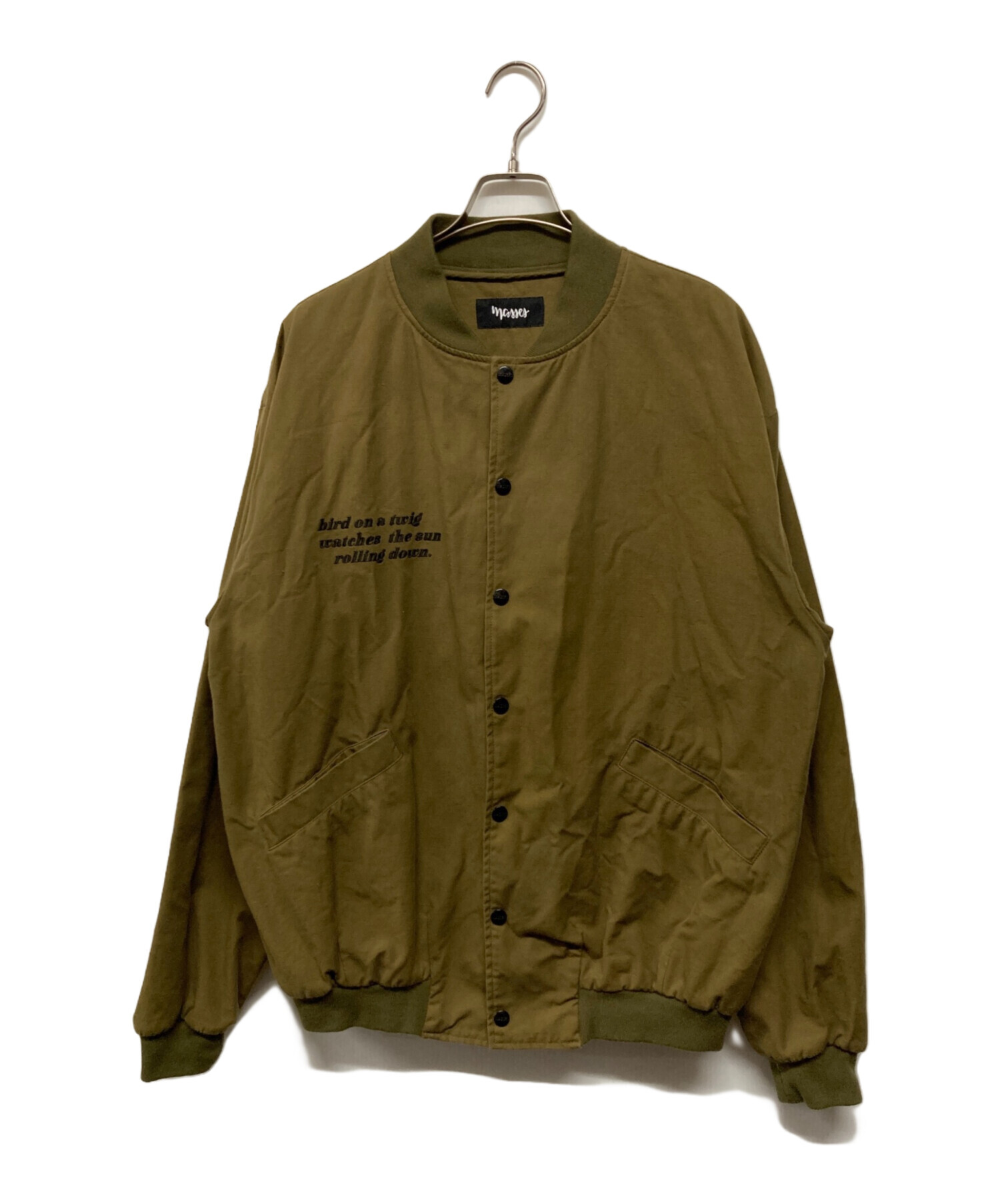 中古・古着通販】MASSES (マシス) RIB BONE JKT カーキ サイズ:M