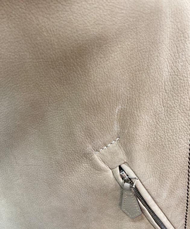 中古・古着通販】HERMES (エルメス) ヌバック切替レザージャケット