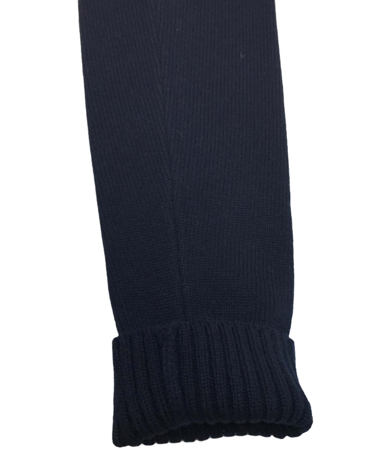 中古・古着通販】JIL SANDER (ジルサンダー) ウールマフラー ネイビー