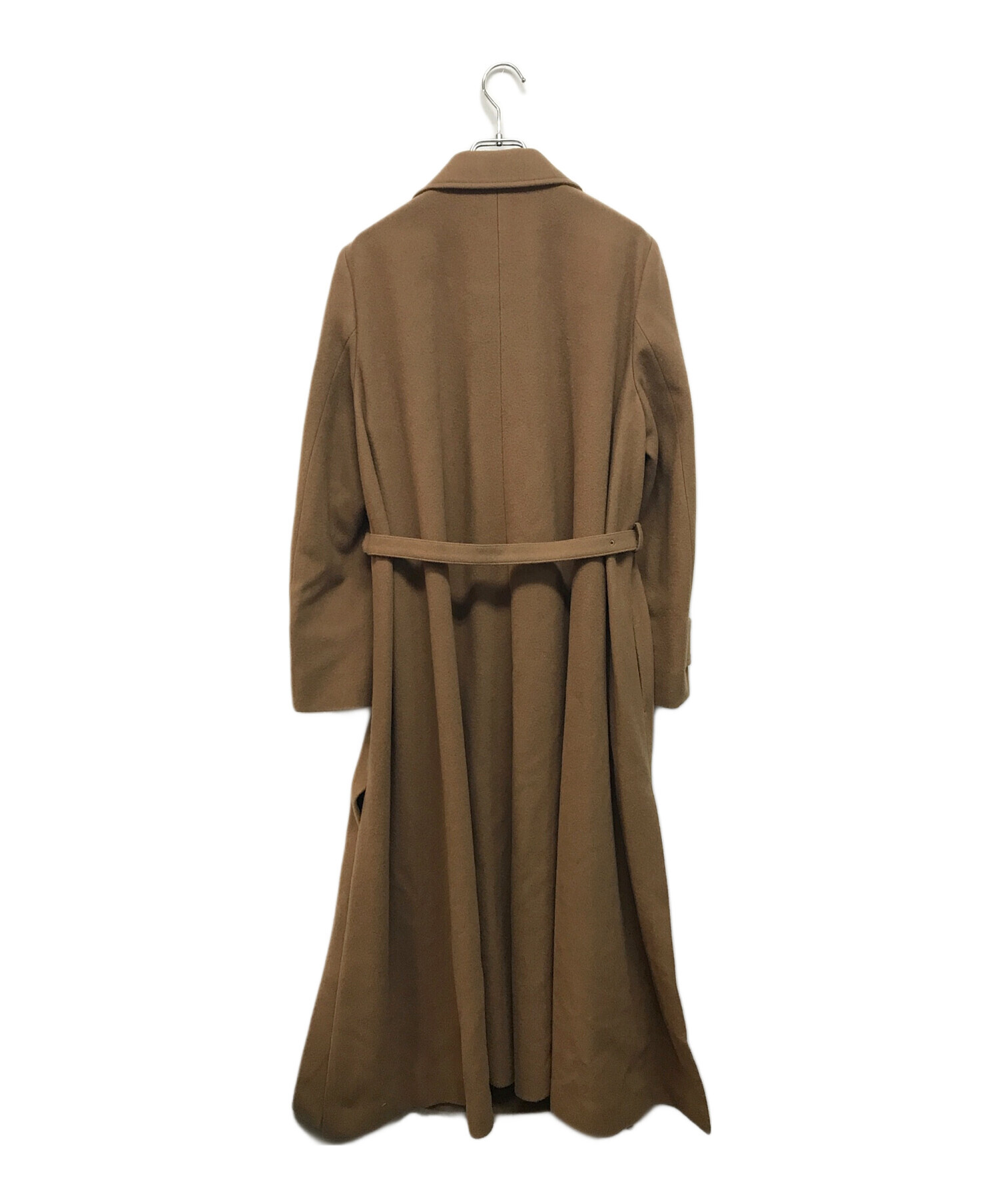 中古・古着通販】Ameri (アメリ) BELT FLARE LONG COAT（ベルトフレア