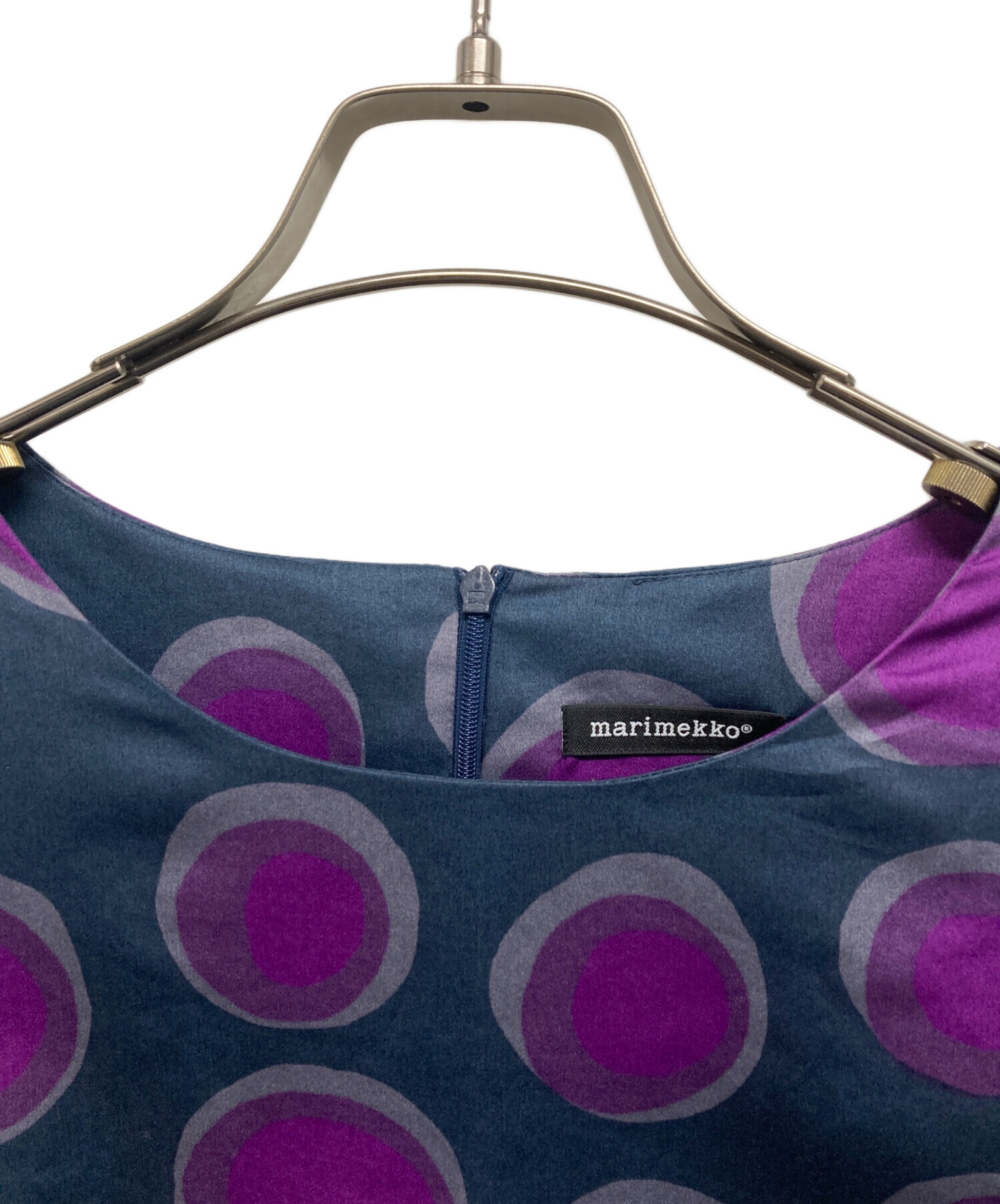 中古・古着通販】marimekko (マリメッコ) HUPULAワンピース パープル 