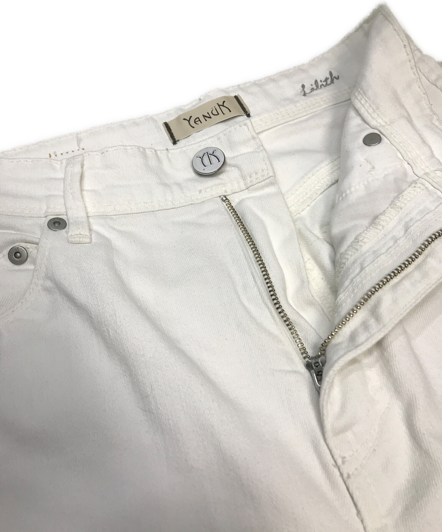 中古・古着通販】YANUK (ヤヌーク) SpillProof加工ワイドストレート