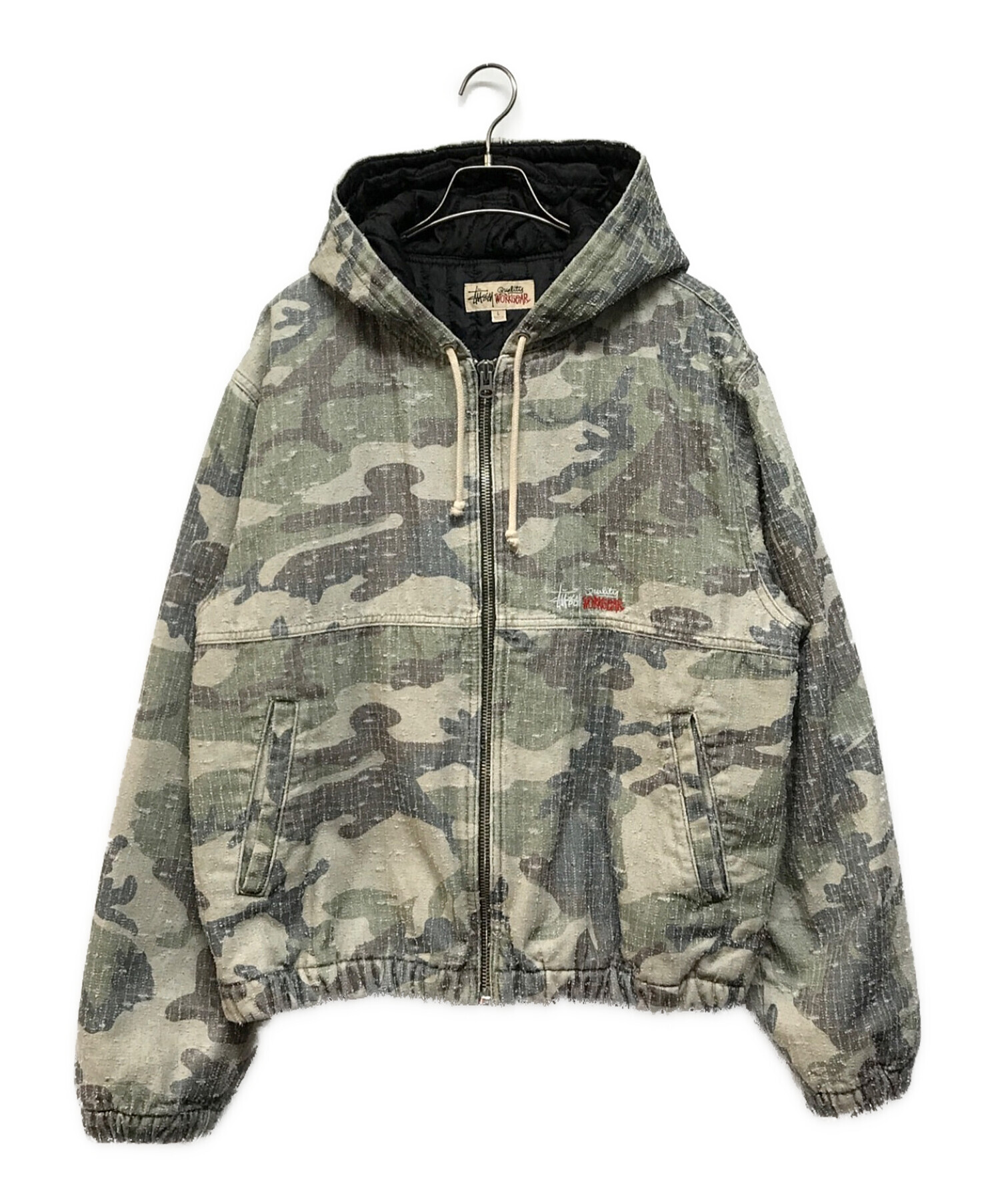 中古・古着通販】stussy (ステューシー) WORK JACKET CAMO CANVAS 中古・古着通販】stussy (ステューシー) WORK JACKET CAMO CANVAS