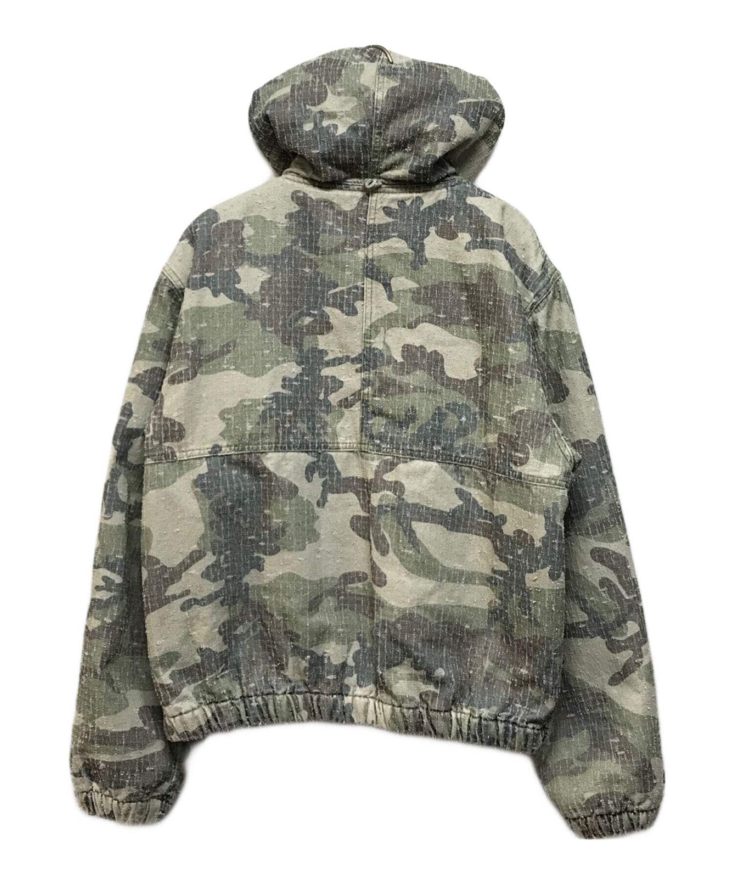 中古・古着通販】stussy (ステューシー) WORK JACKET CAMO CANVAS