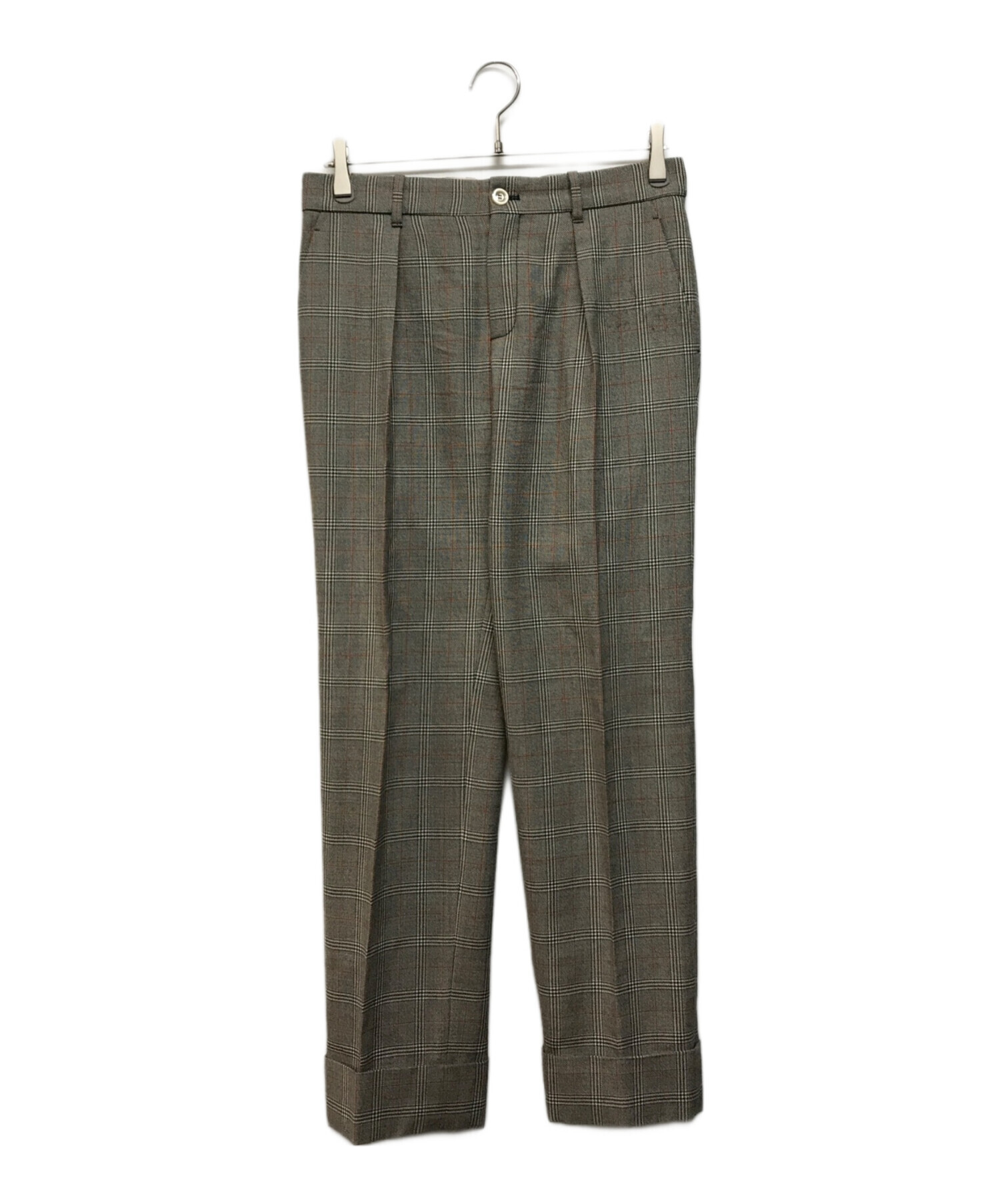 中古・古着通販】GUCCI (グッチ) スラックス グレー サイズ:SIZE 中古・古着通販】GUCCI (グッチ) スラックス グレー サイズ:SIZE
