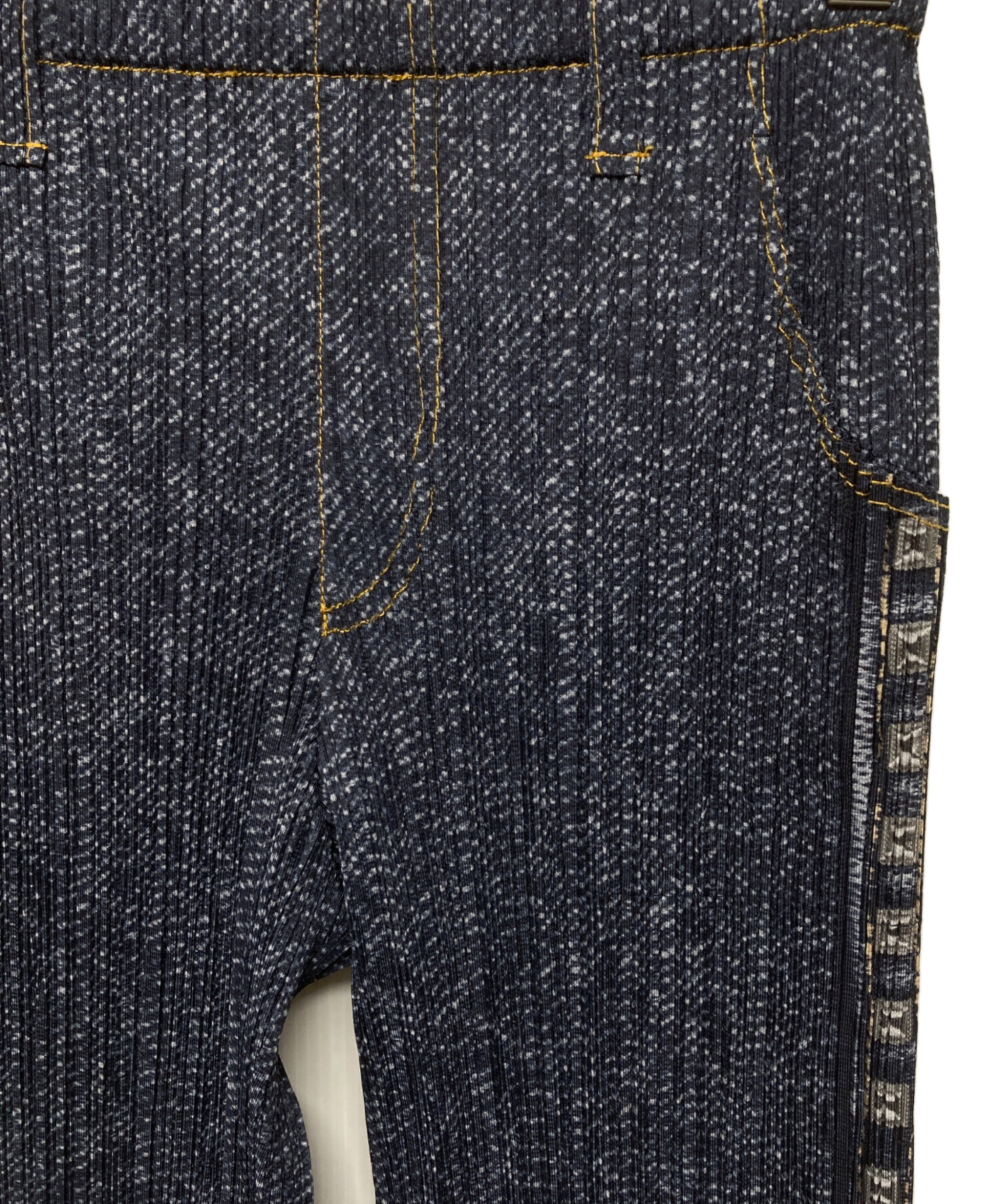 中古・古着通販】PLEATS PLEASE (プリーツプリーズ) デニム転写