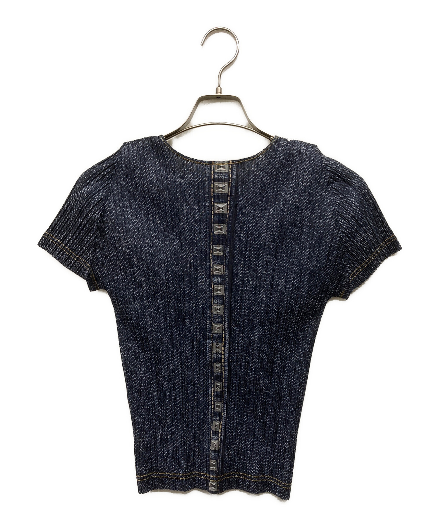 中古・古着通販】PLEATS PLEASE (プリーツプリーズ) デニム転写