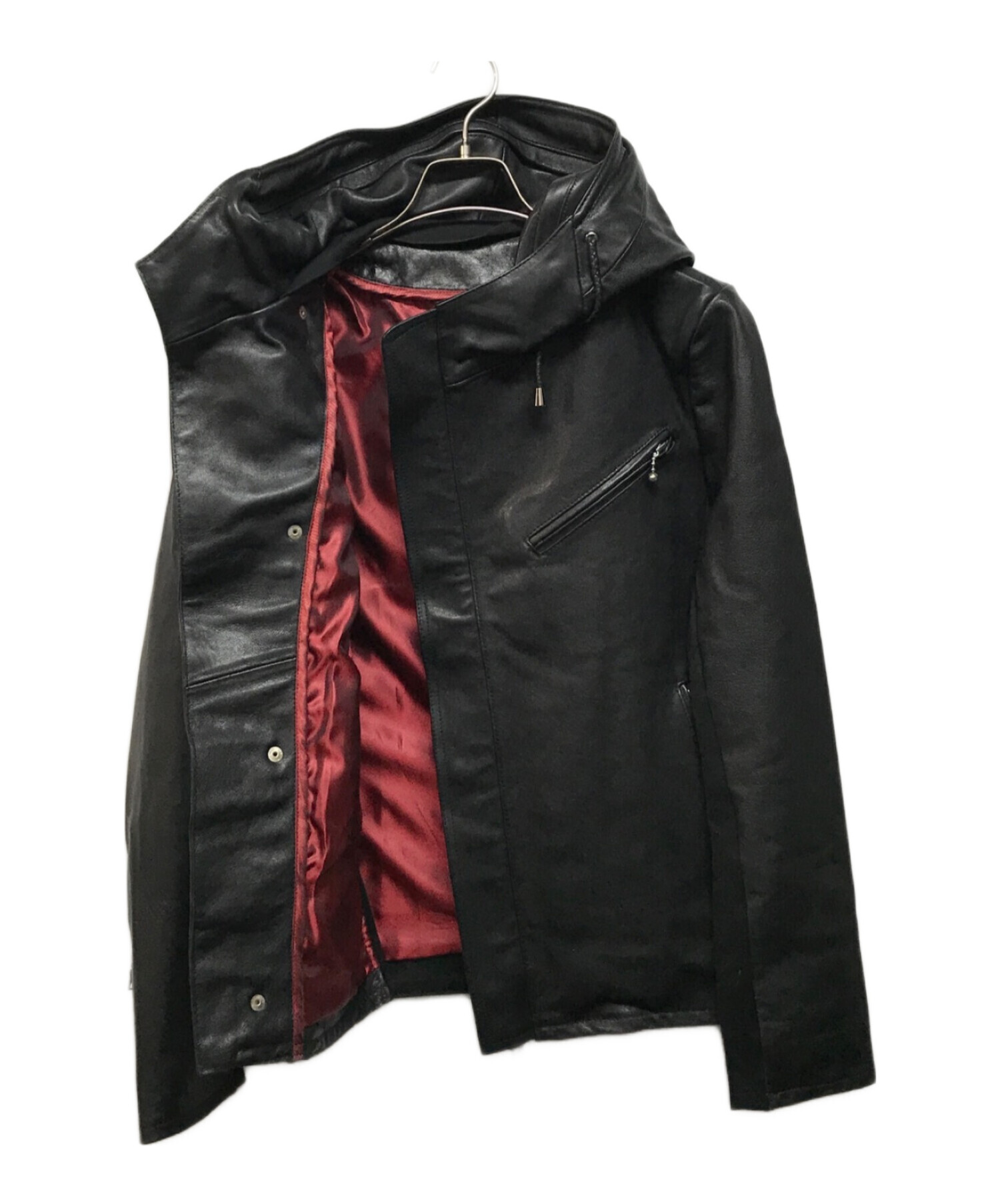 中古・古着通販】JOHNNY WOLF (ジョニーウルフ) レザー フード