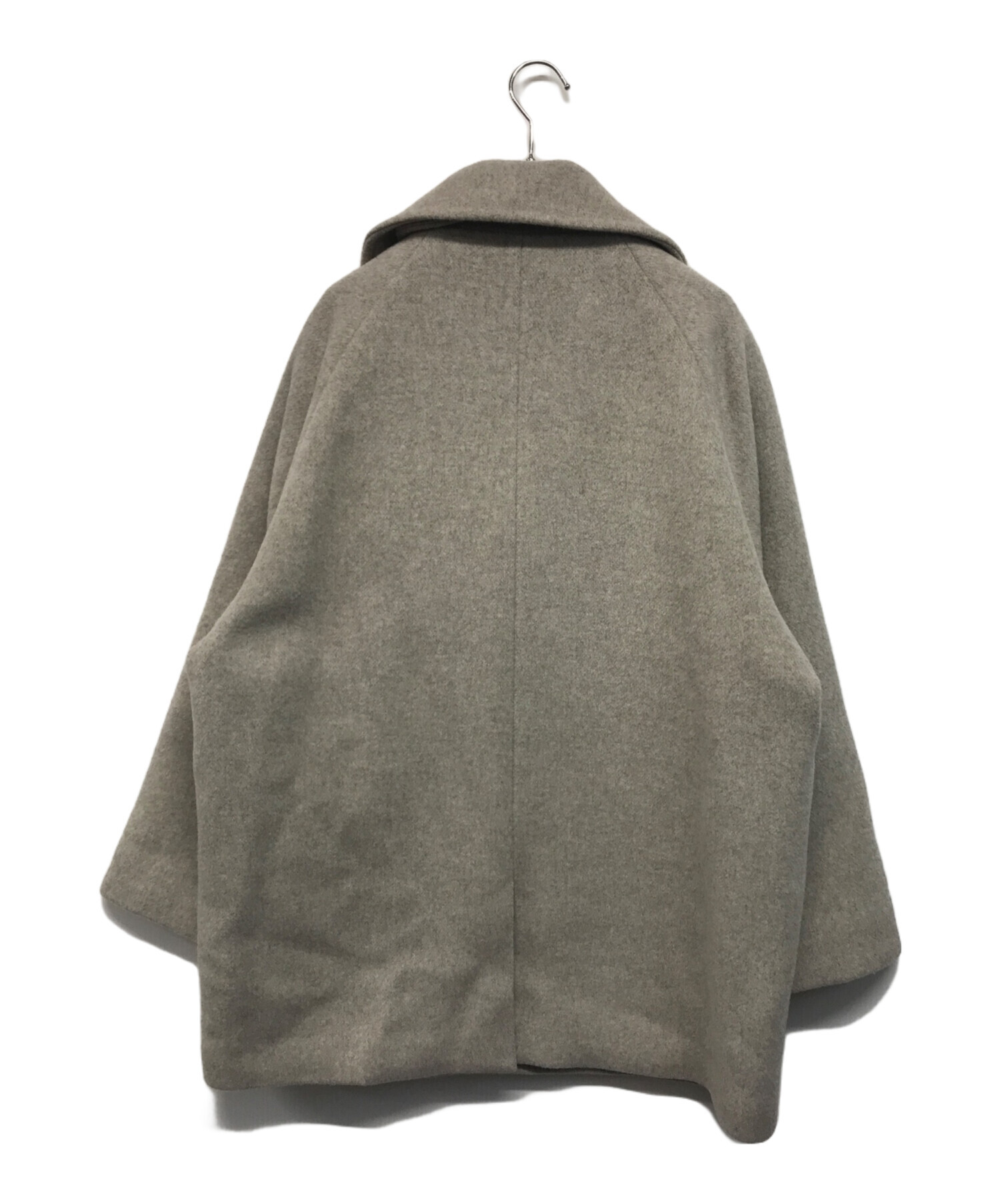 中古・古着通販】ticca (ティッカ) Pコート グレー サイズ:F｜ブランド