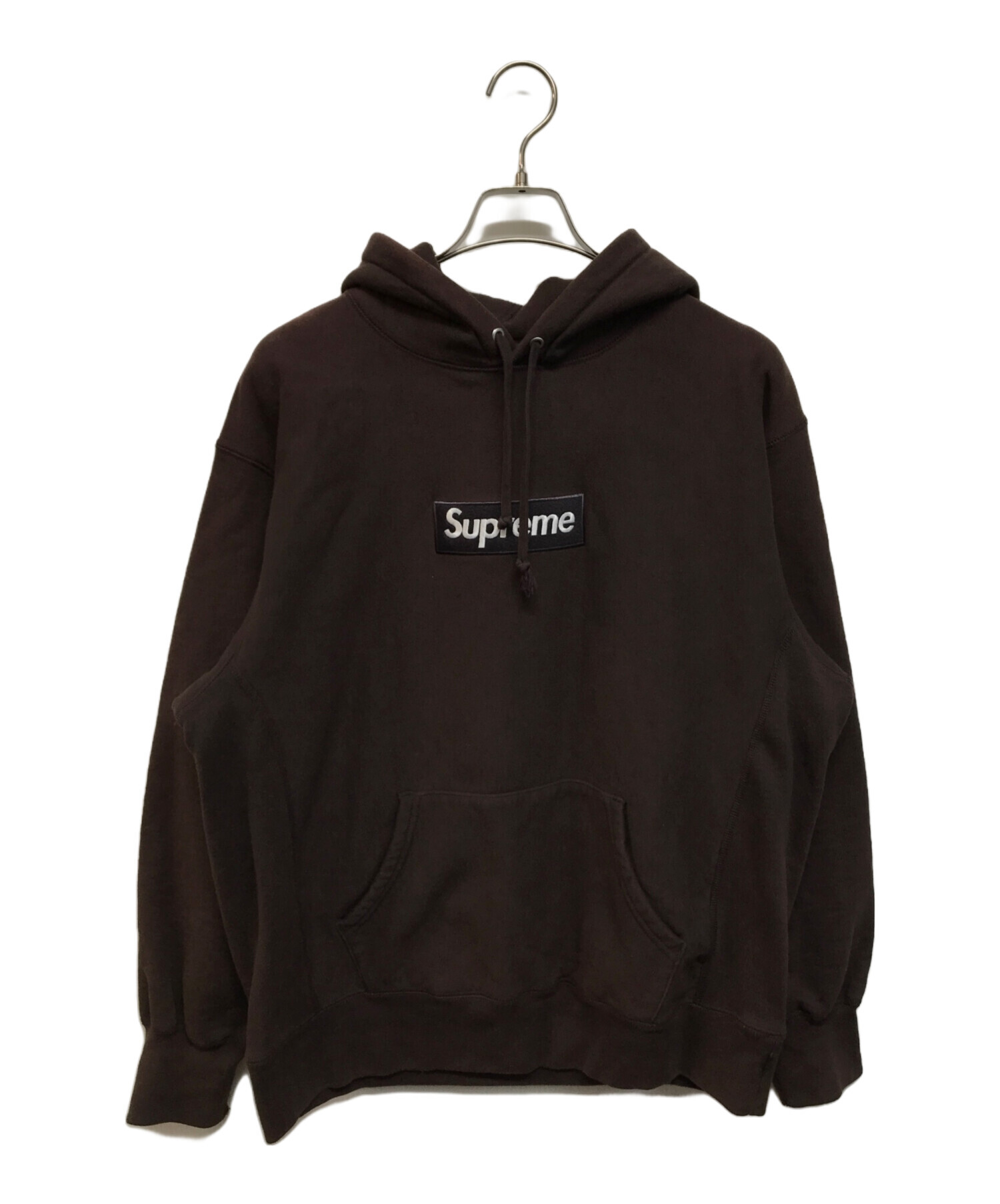 【中古】シュプリーム SUPREME 21AW Box Logo Hooded Sweatshirt パーカー スウェット 長袖 裏起毛 ロゴ 刺繍 黒 S 中古・古着通販】SUPREME (シュプリーム) 21AW Box Logo Hooded