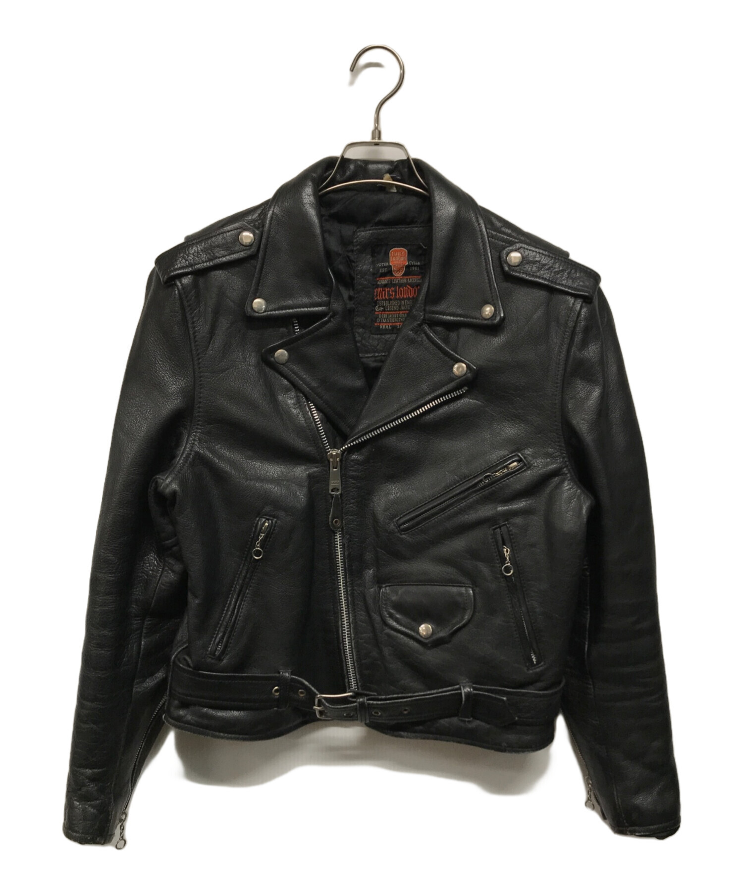 中古・古着通販】CUIRS LONDON (キュイーロンドン) ダブルライダース