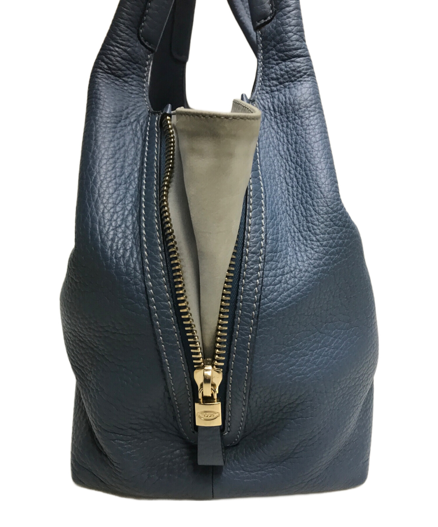 中古・古着通販】TOD'S (トッズ) サイドジップレザーハンドバッグ